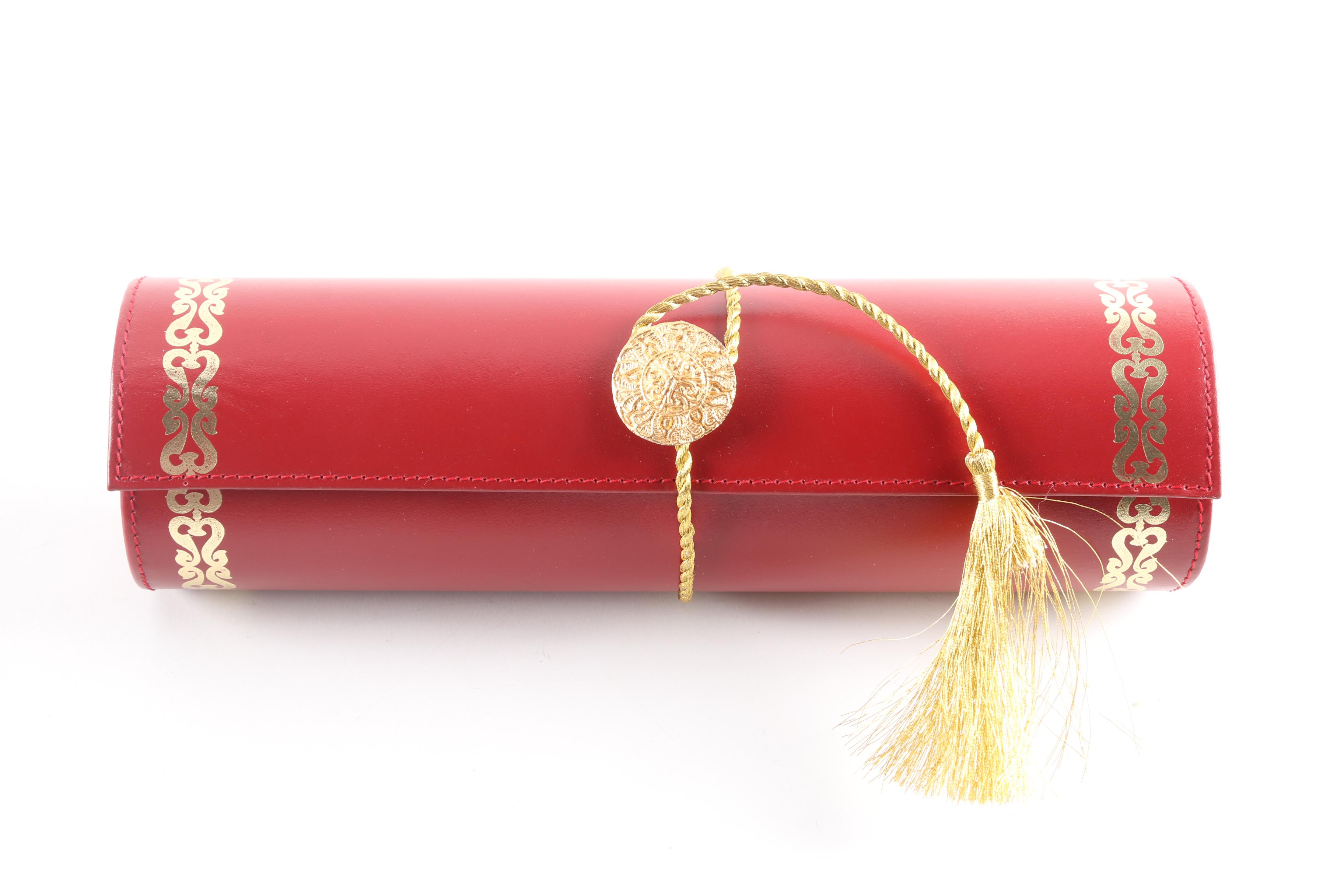 Carved Inro Box, Leather iPad Case, Jewelry Box