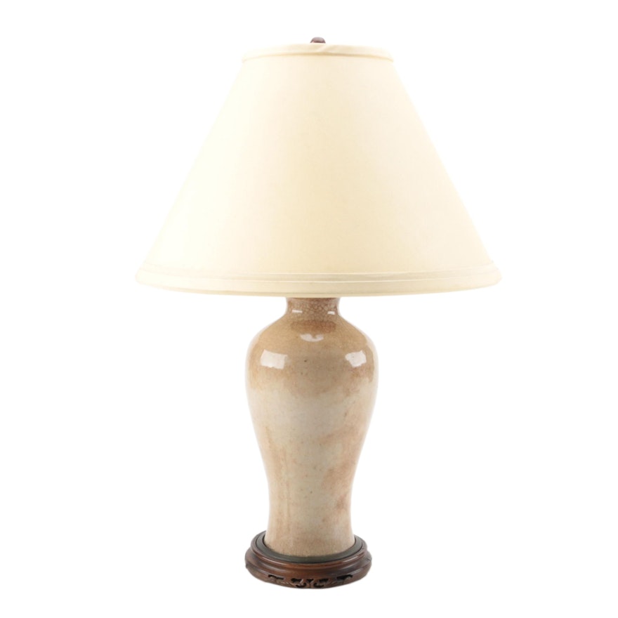 Vintage Ceramic Urn Table Lamp