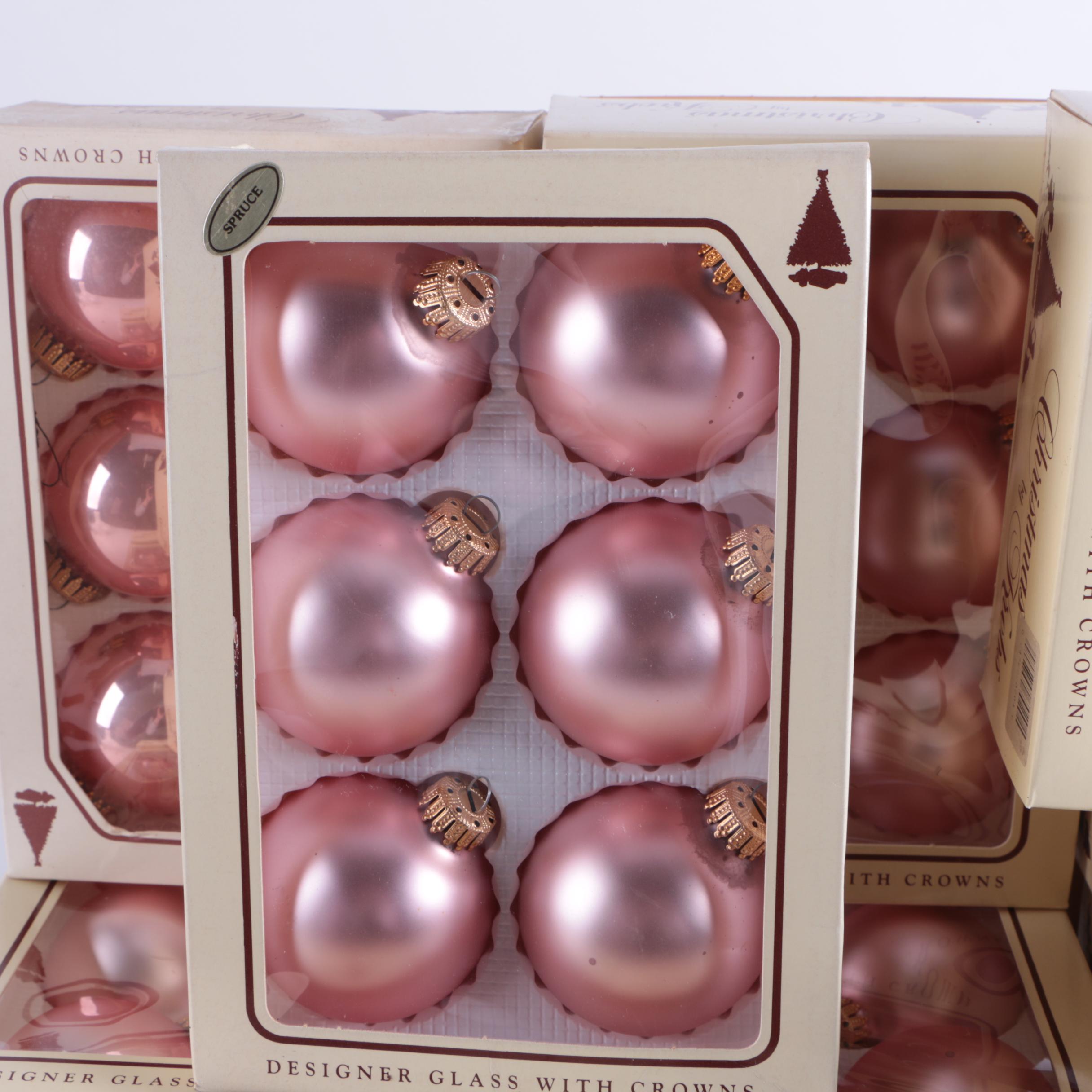 Christmas by Krebs Glass Ball Ornaments