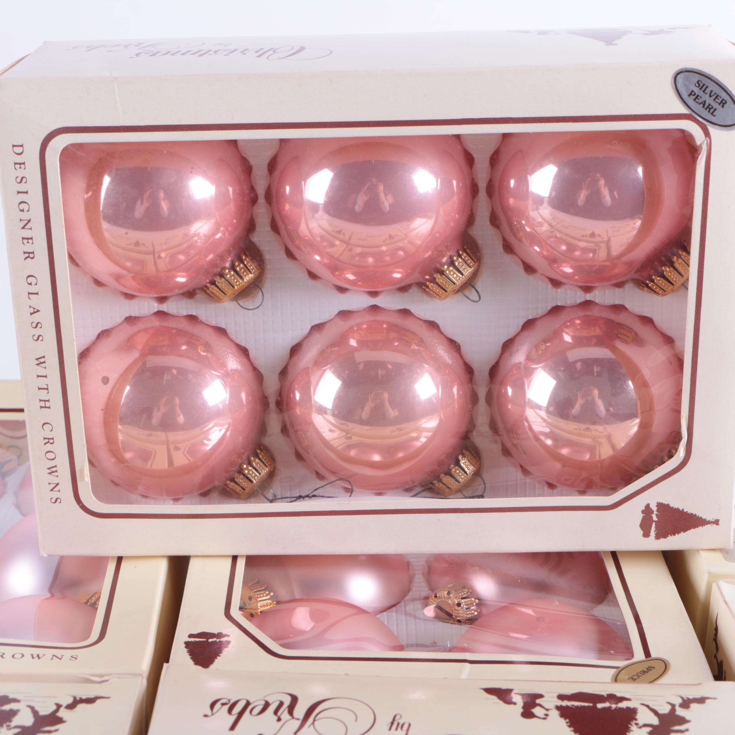 Christmas by Krebs Glass Ball Ornaments