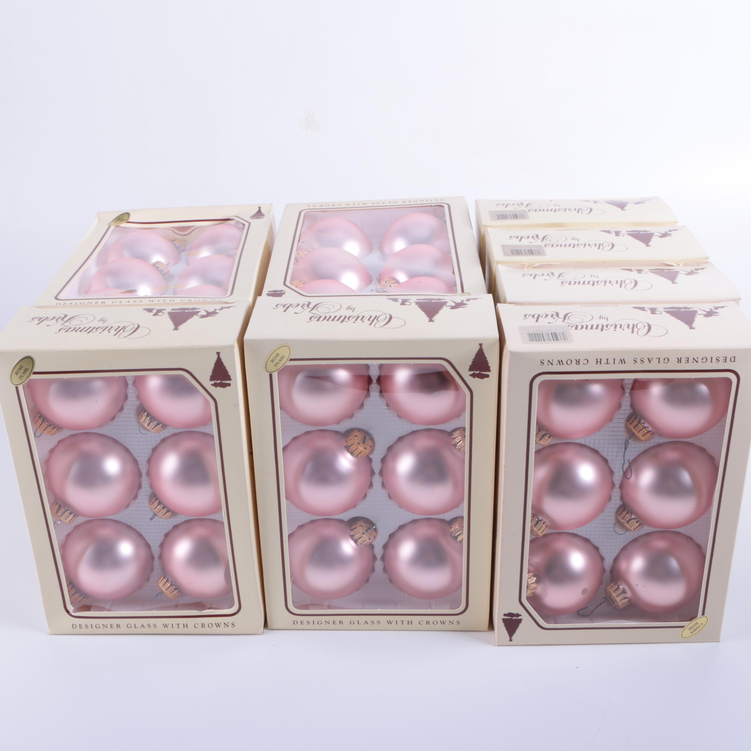 Christmas by Krebs Glass Ball Ornaments