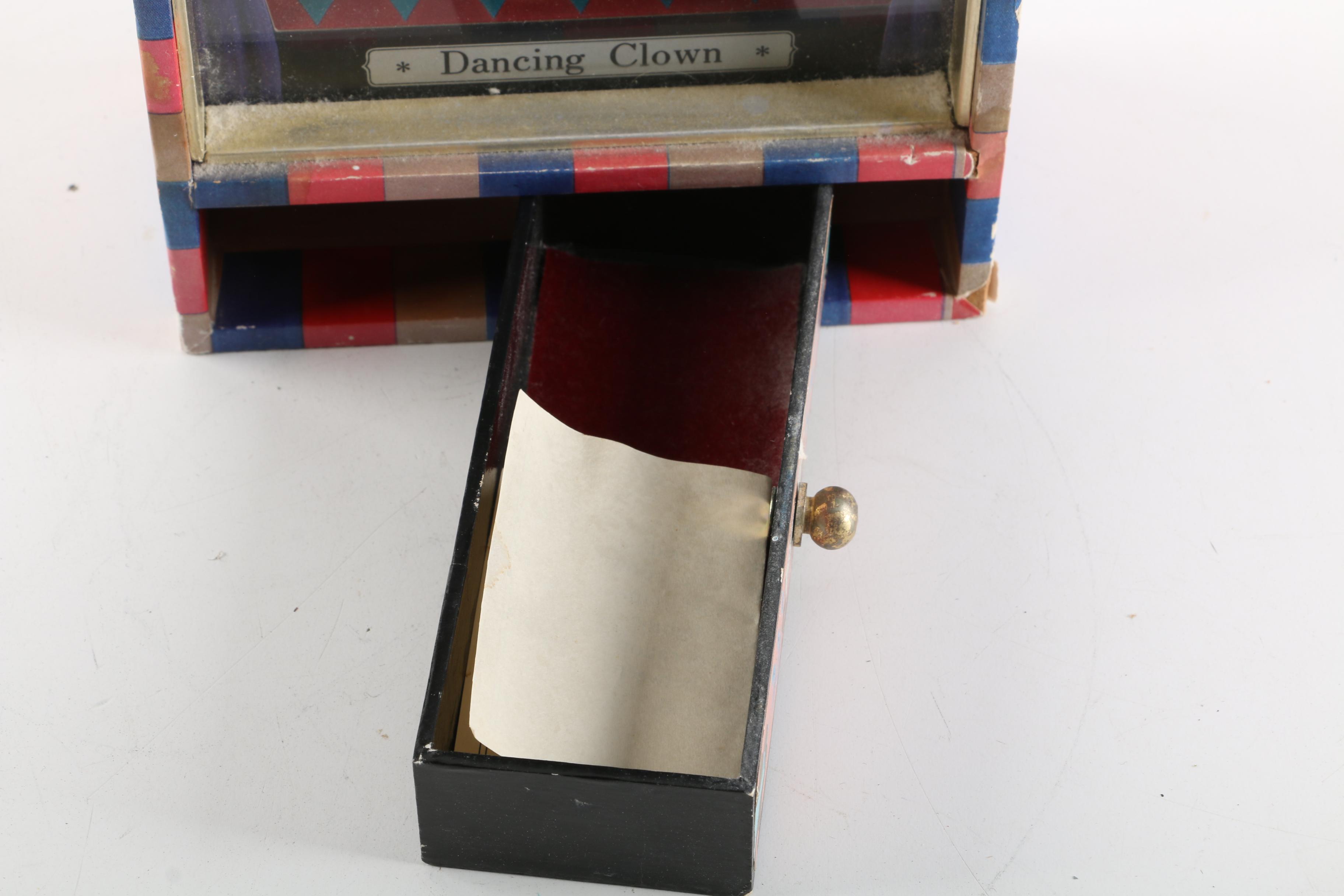 Dancing Clown Musical Motion Jewelry  Box