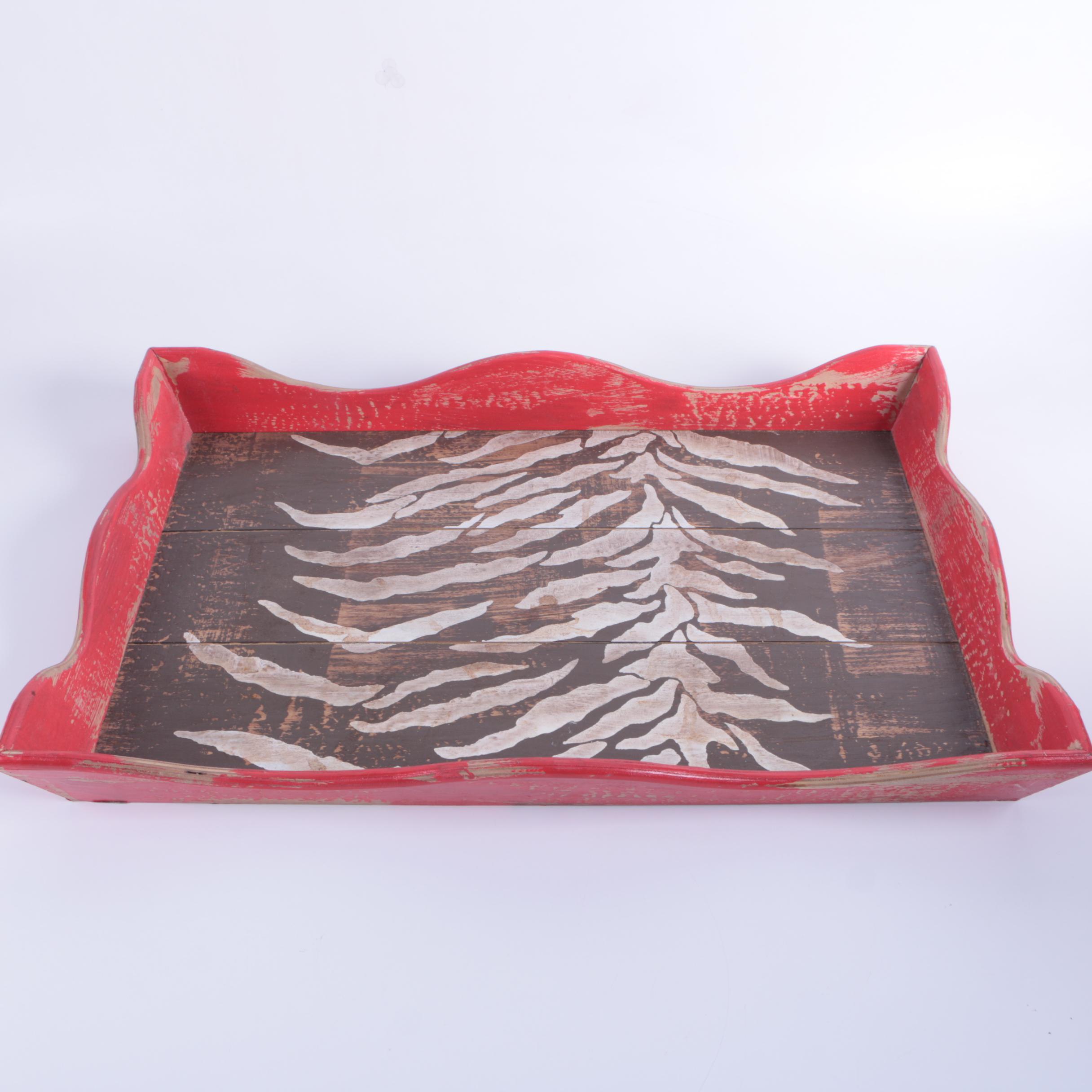 Painted Wooden Trays