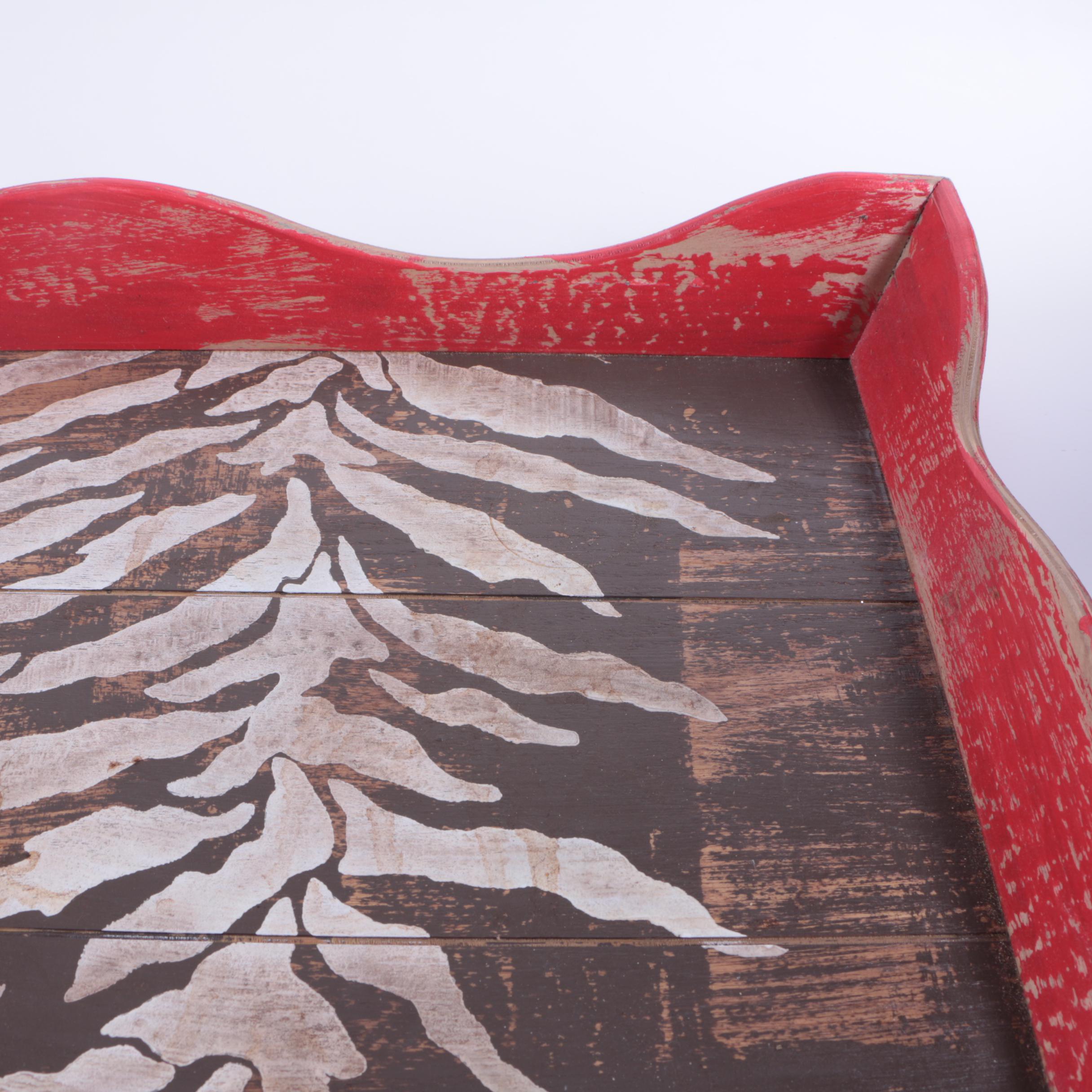 Painted Wooden Trays