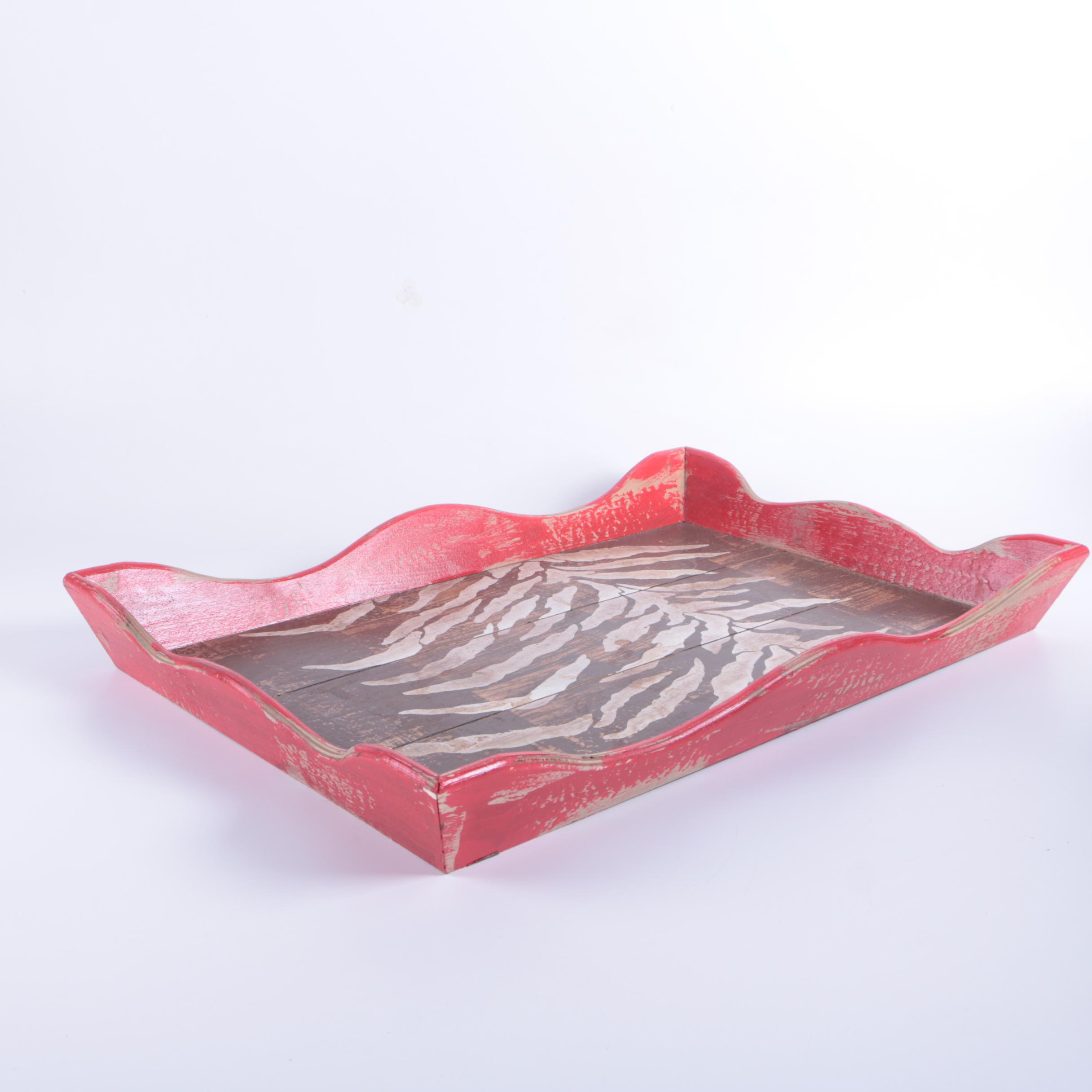Painted Wooden Trays