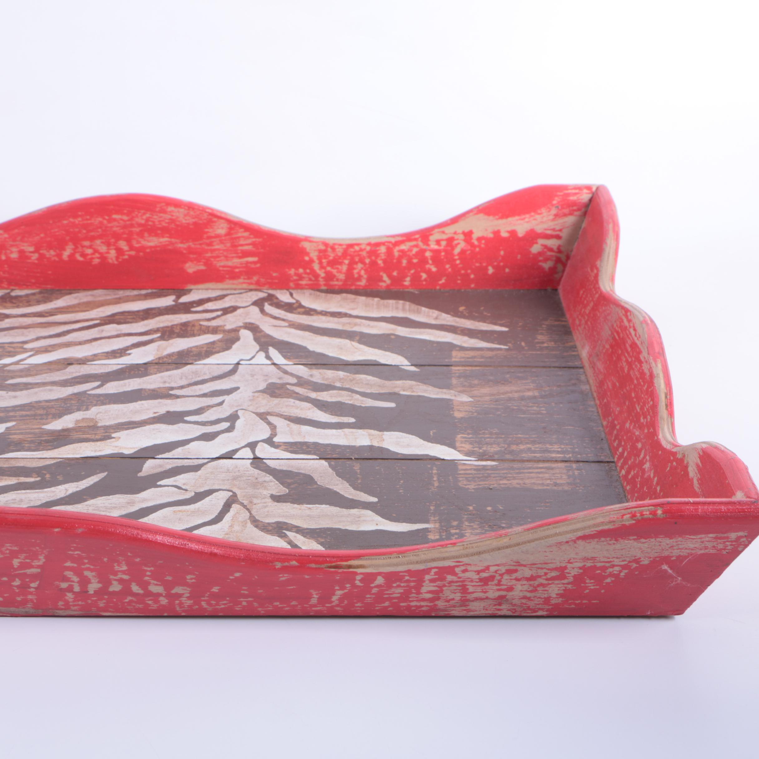 Painted Wooden Trays