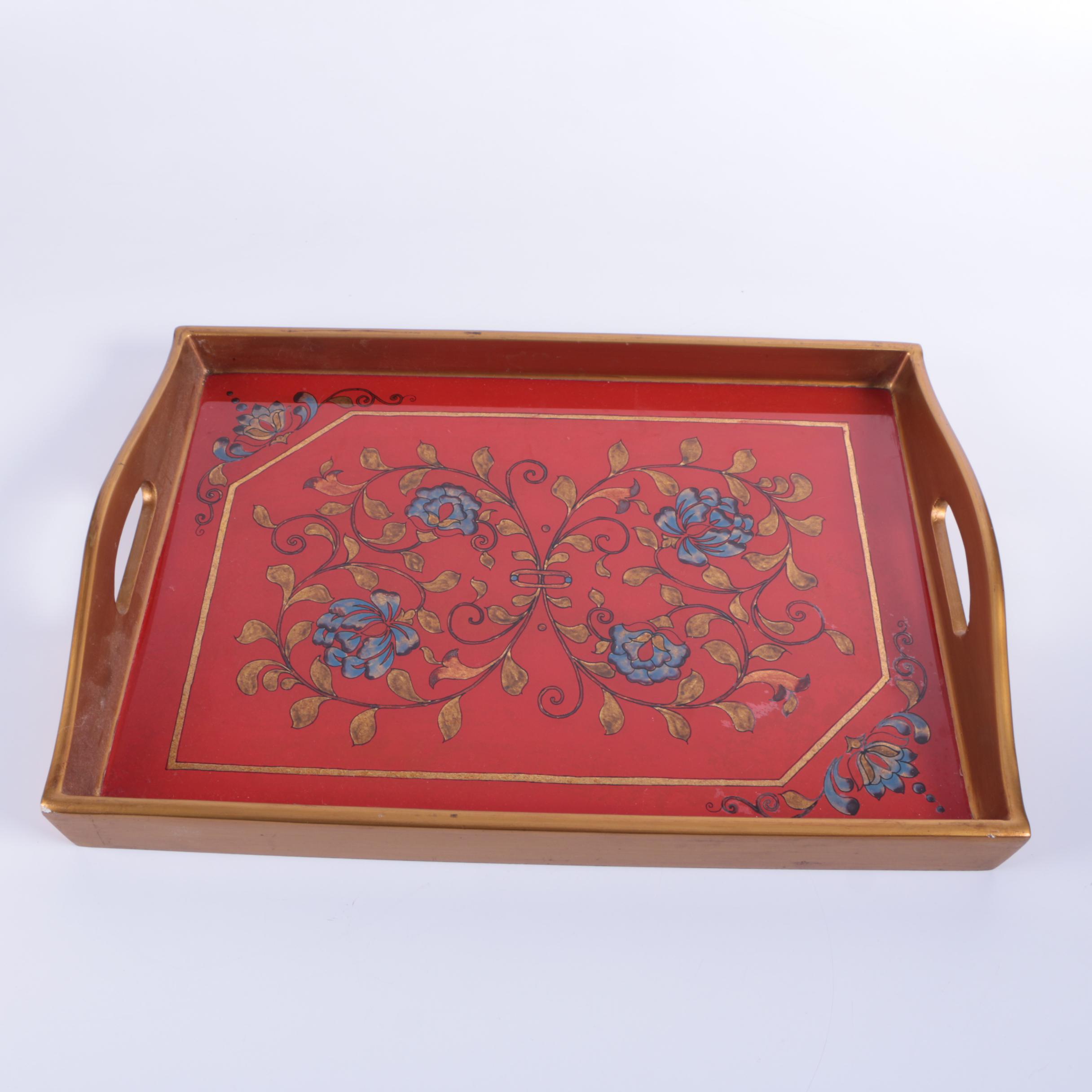 Painted Wooden Trays