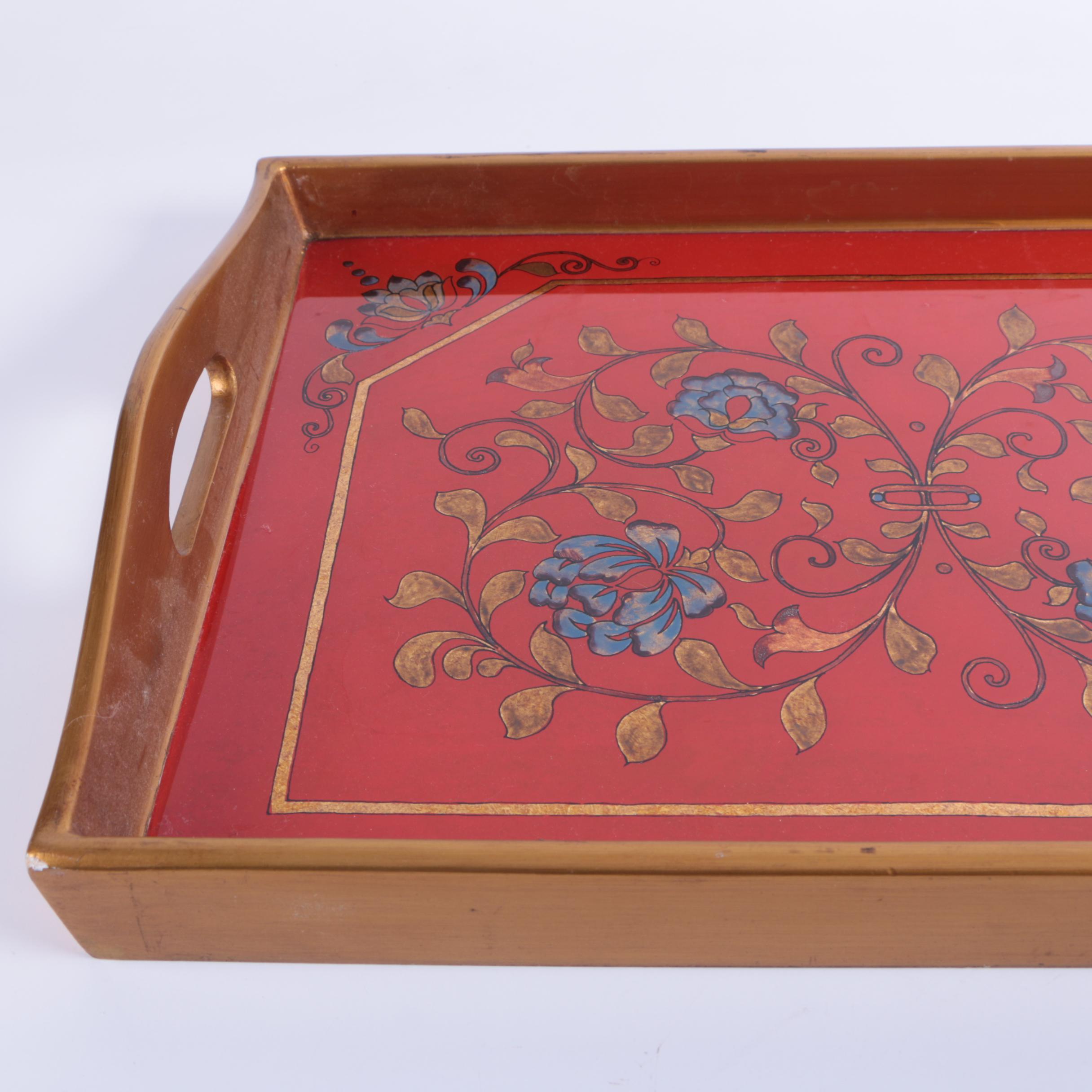 Painted Wooden Trays