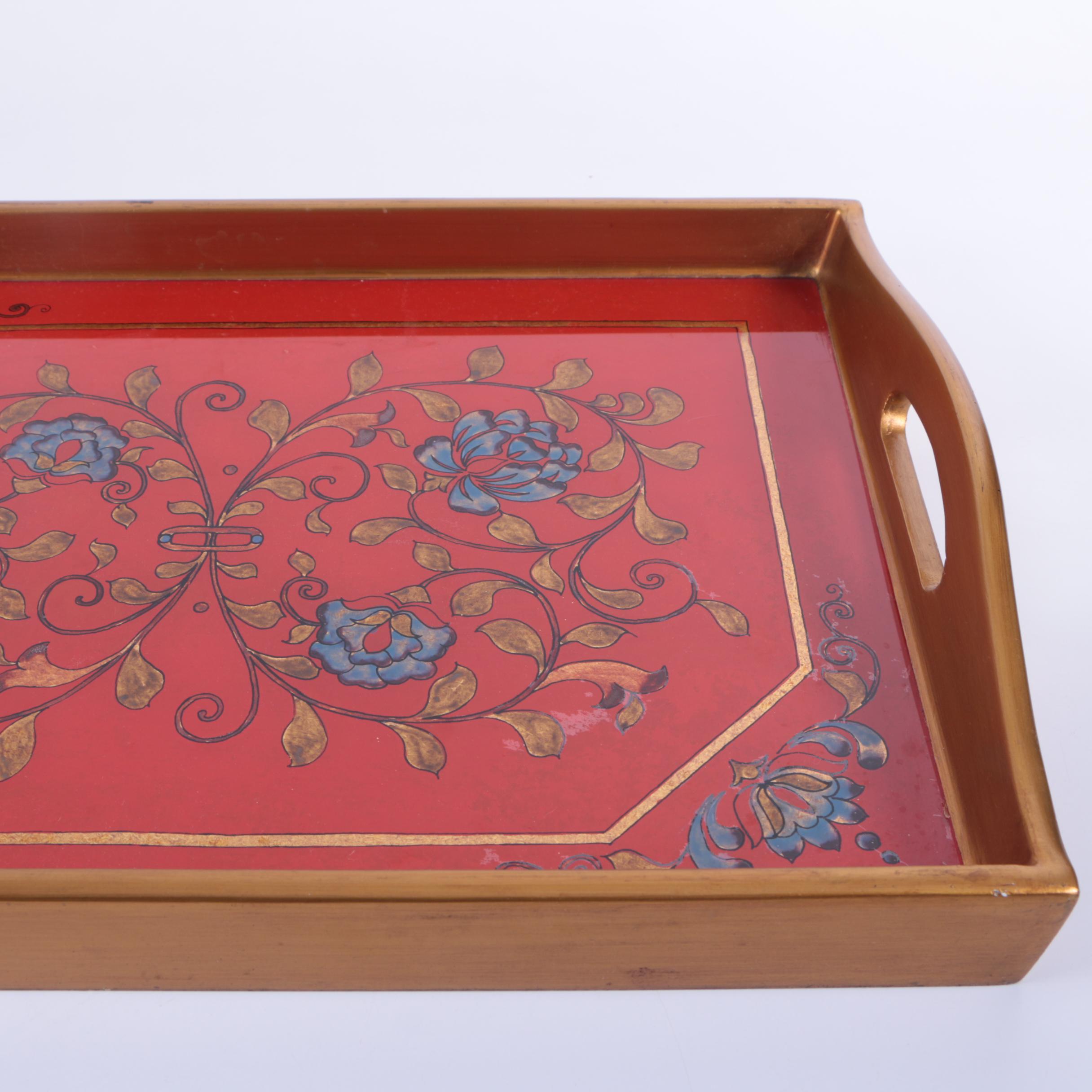 Painted Wooden Trays