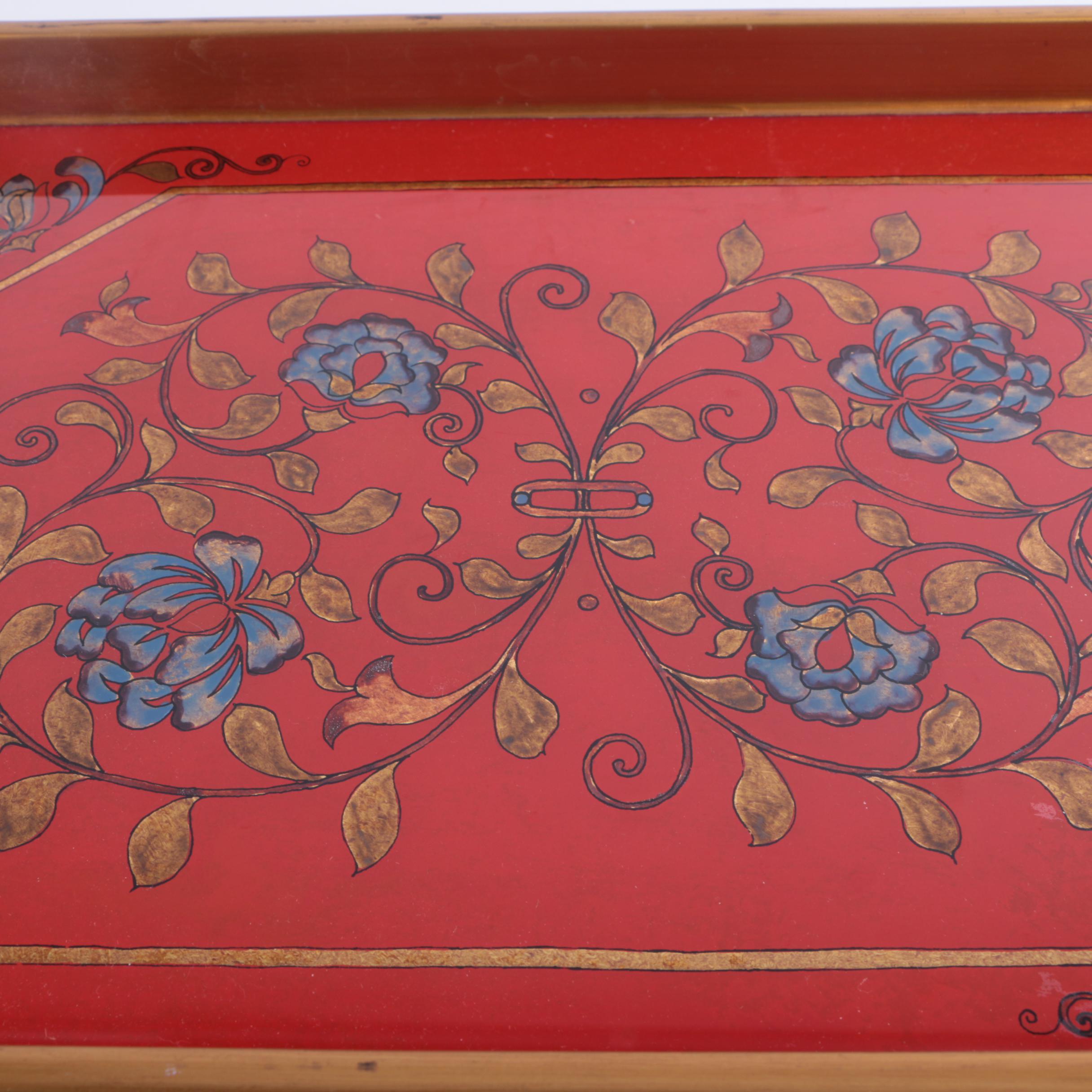 Painted Wooden Trays