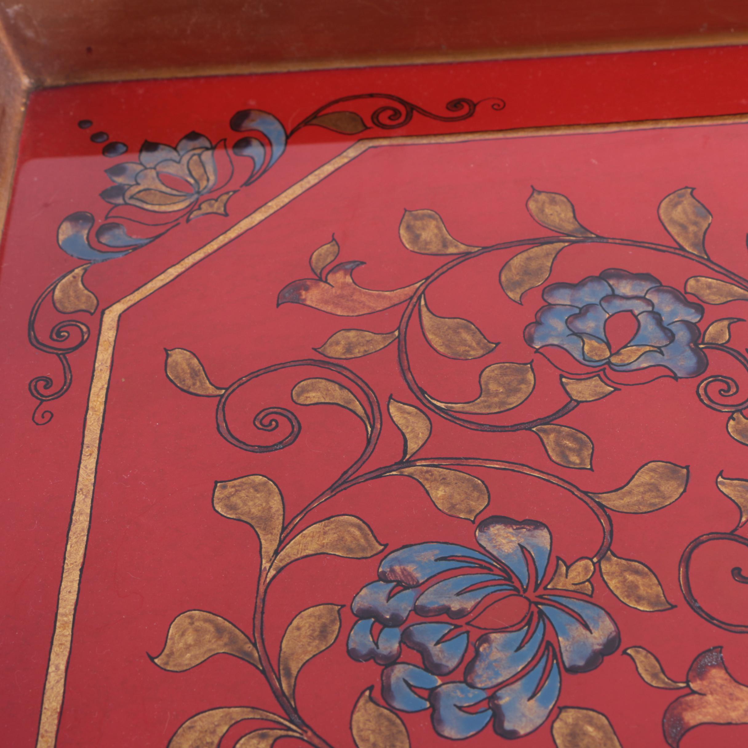 Painted Wooden Trays