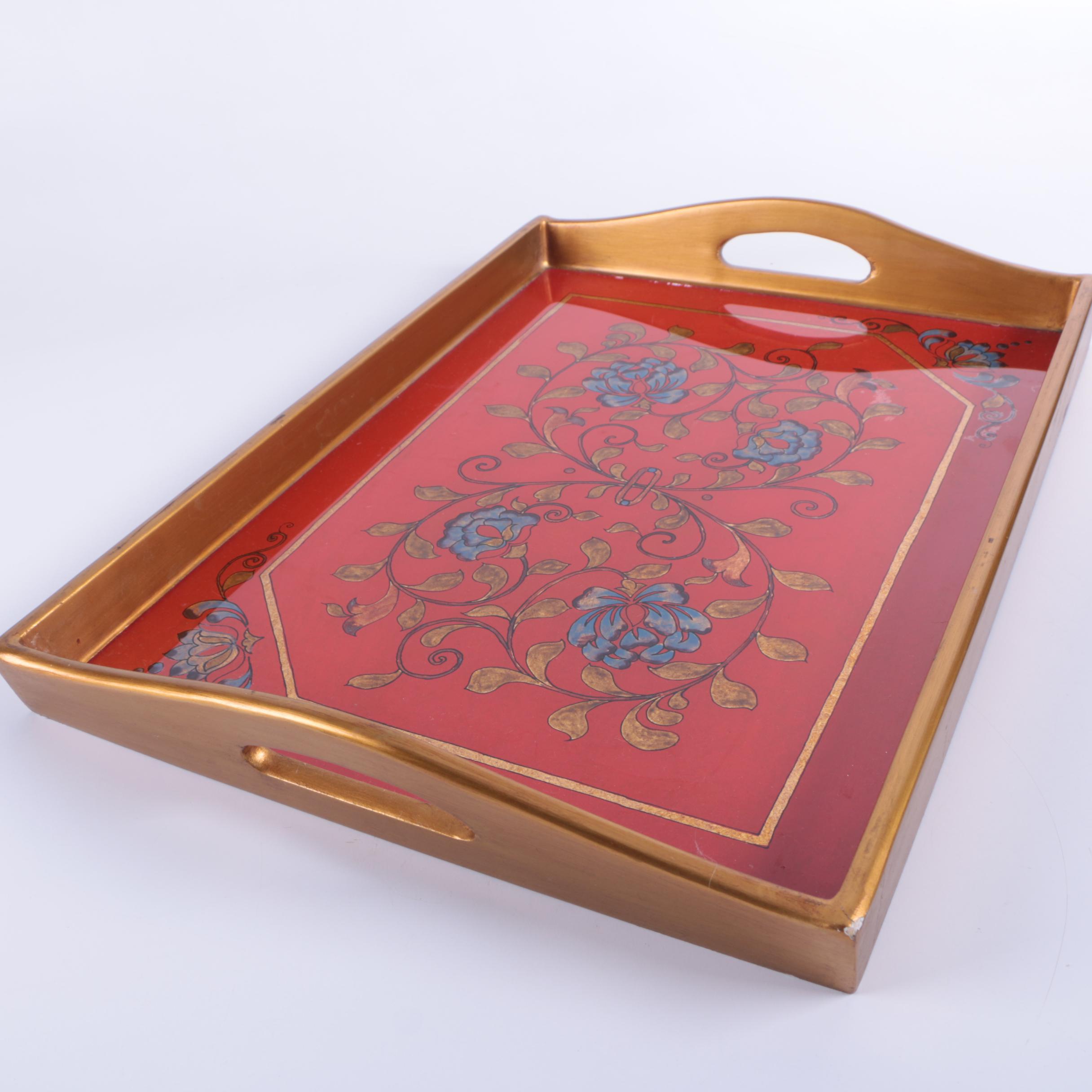 Painted Wooden Trays