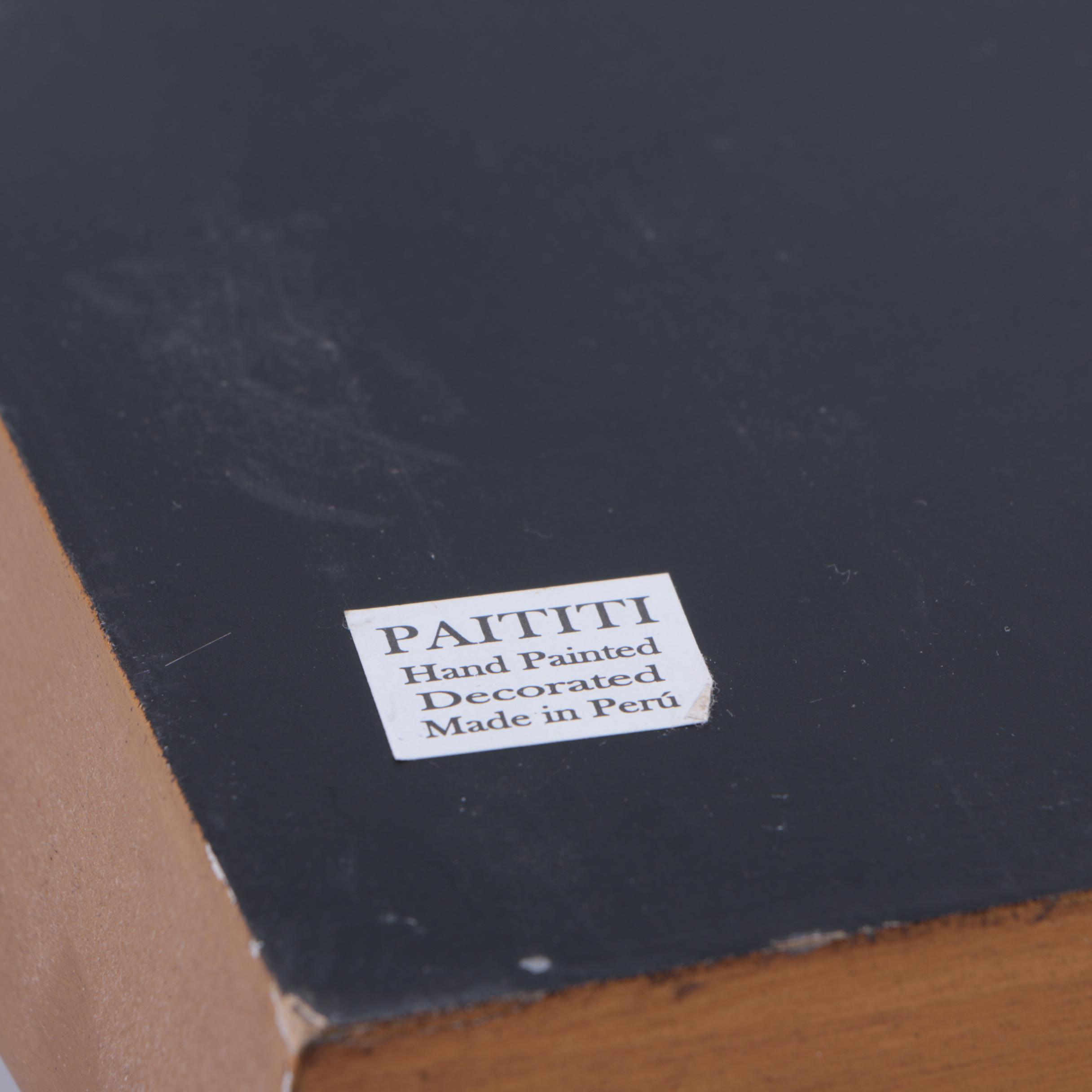 Painted Wooden Trays