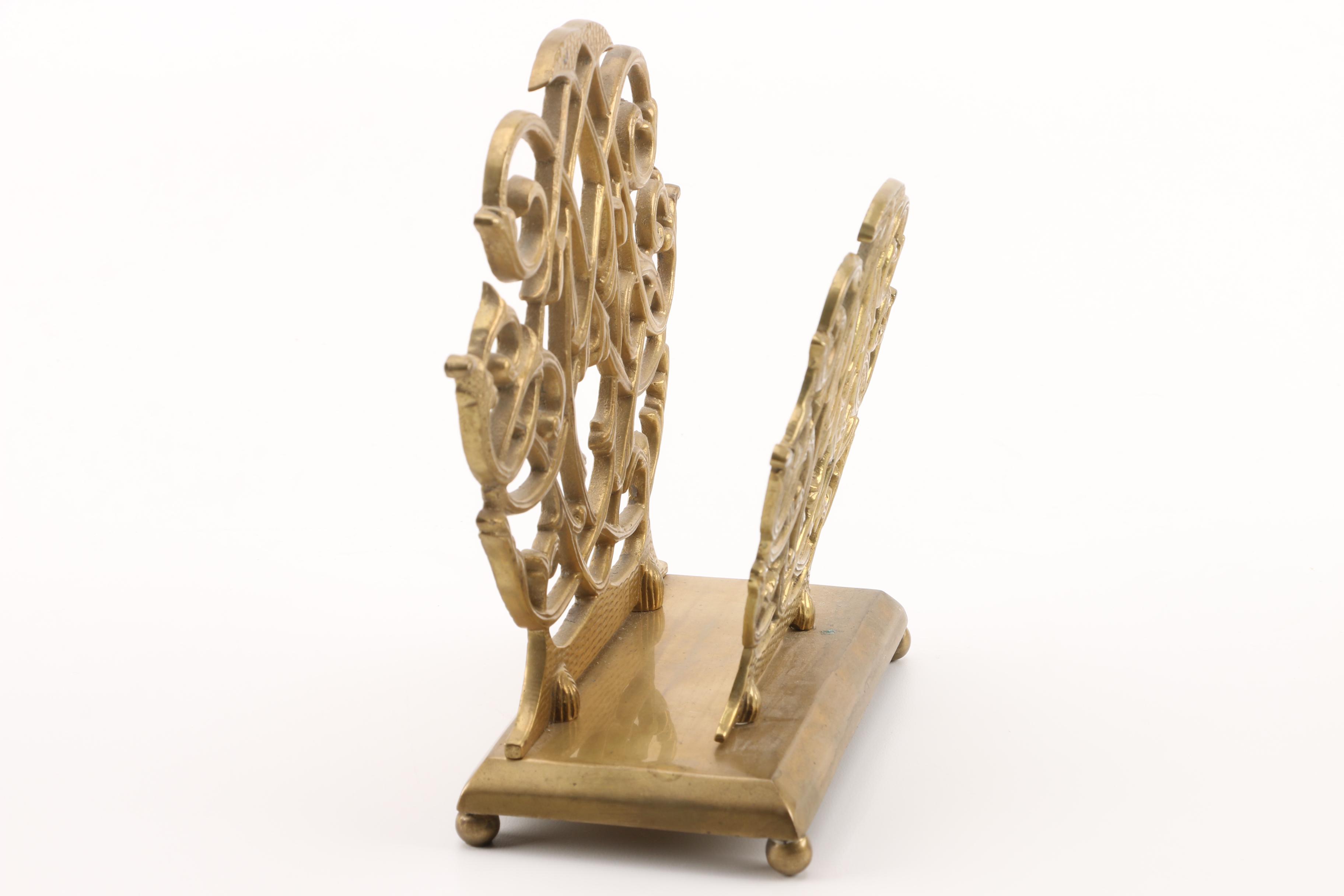 Victorian Brass Document or Letter Stand