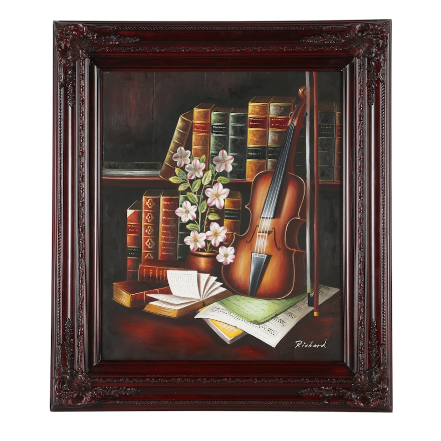 Richard Oil Still Life Painting on Canvas