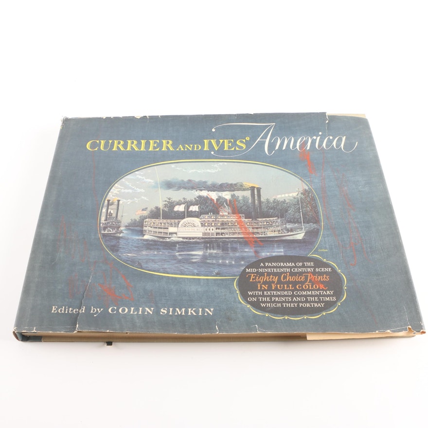 1952 "Currier and Ives' America" Edited by Colin Simkin