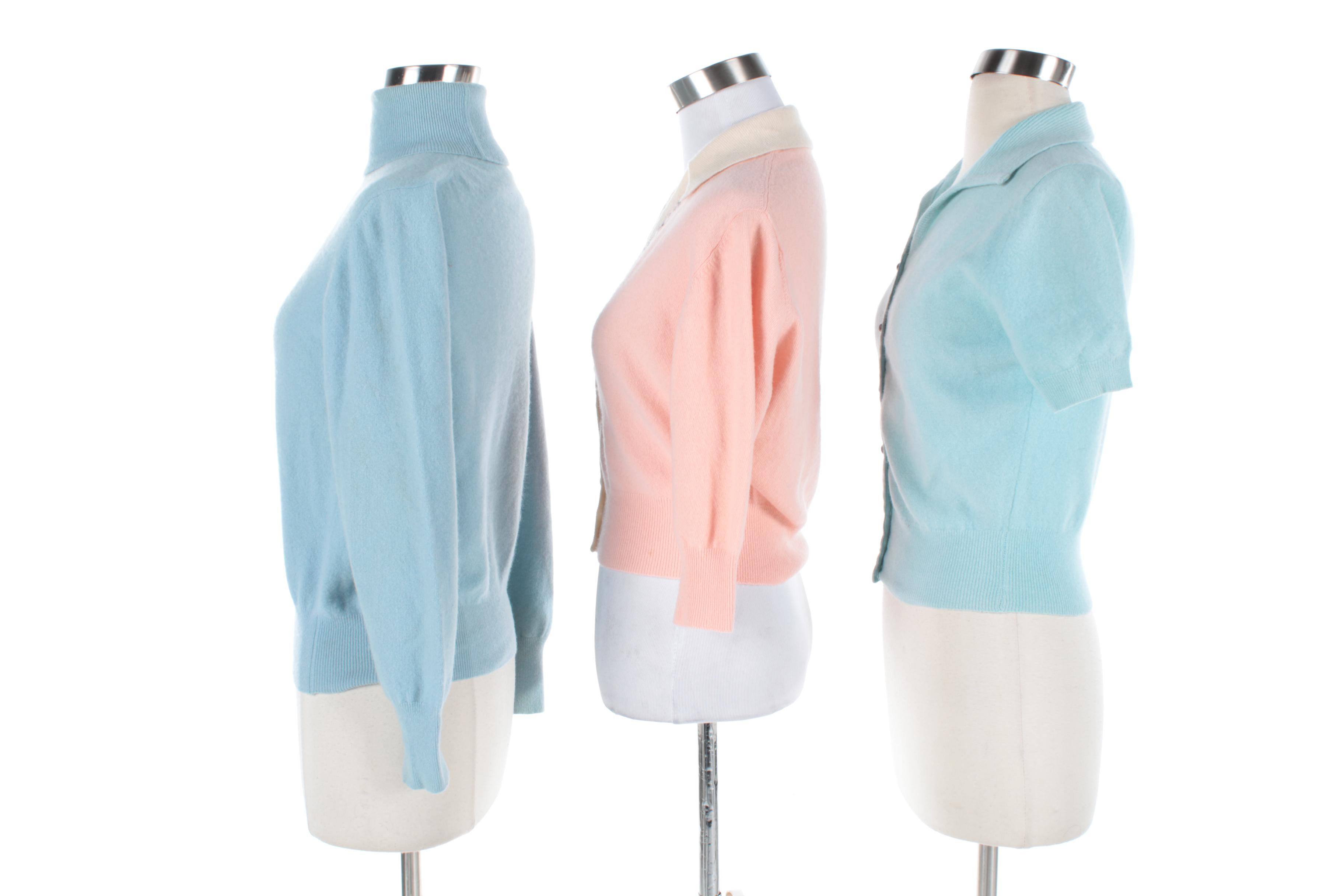 Women's Vintage Cashmere and Angora Sweaters Including Bernhard Altmann