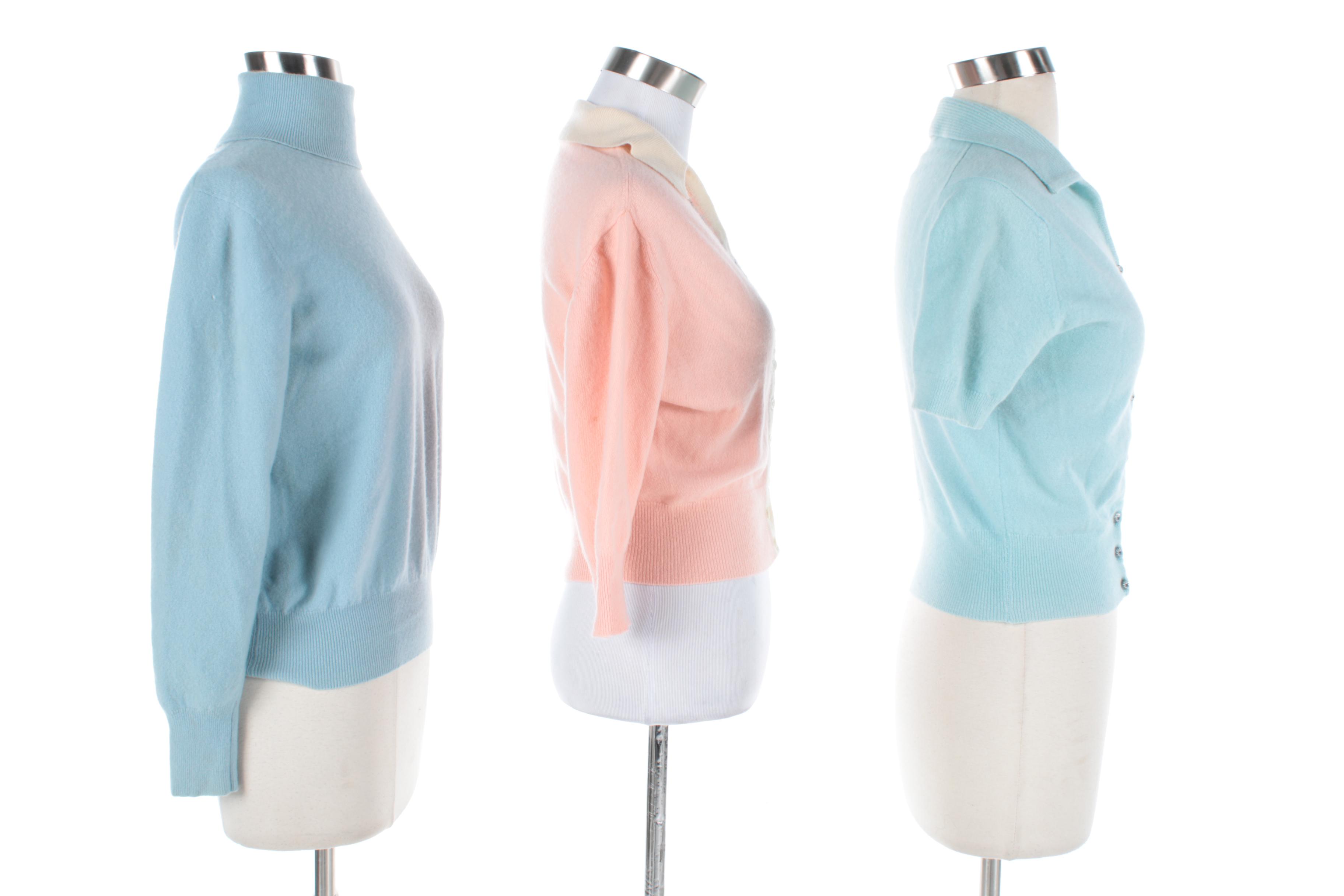 Women's Vintage Cashmere and Angora Sweaters Including Bernhard Altmann