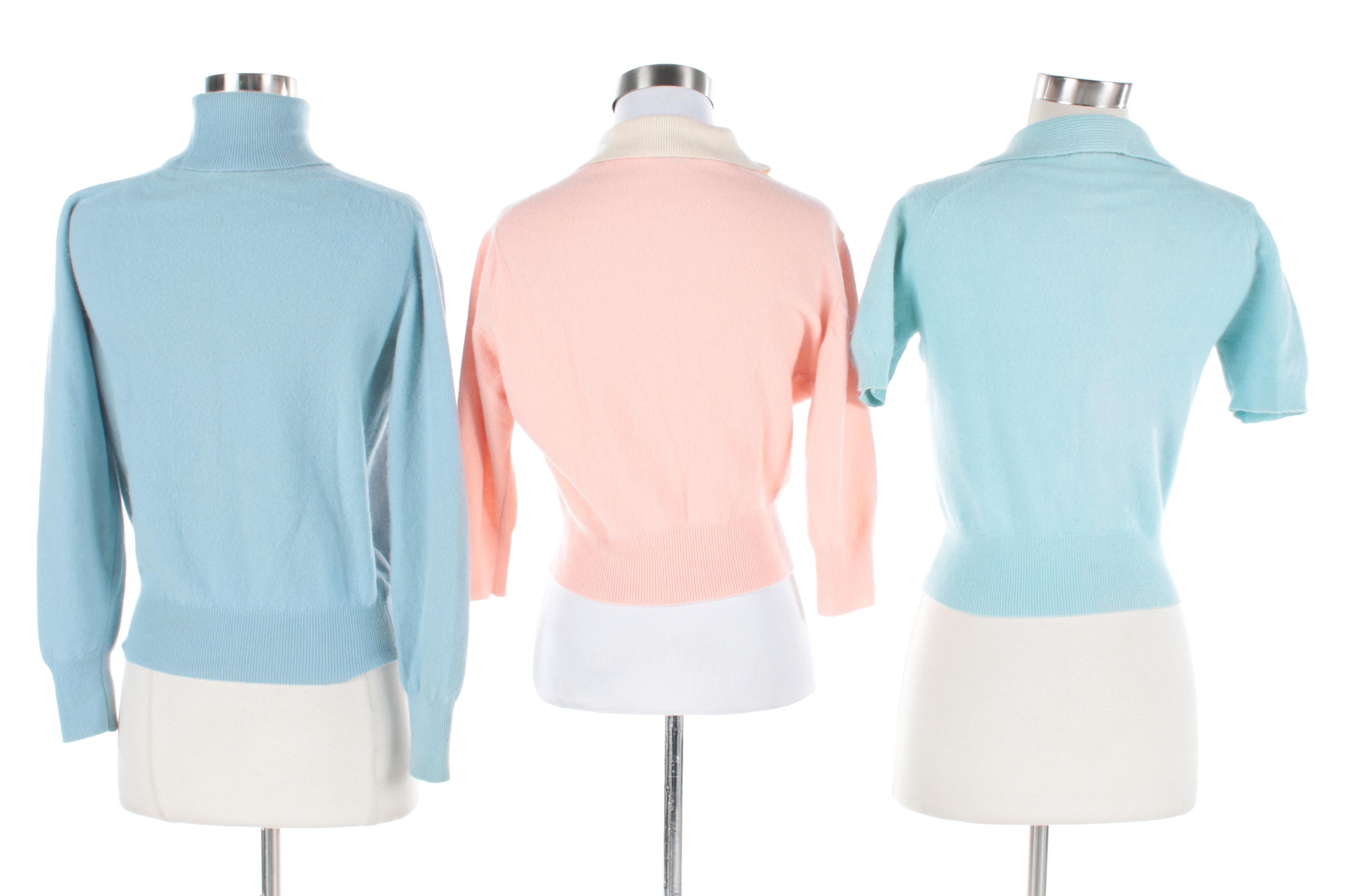 Women's Vintage Cashmere and Angora Sweaters Including Bernhard Altmann