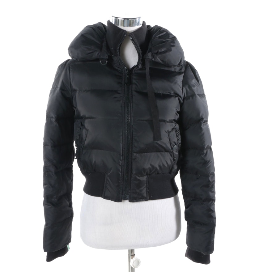Women's Juicy Couture Black Puffer Jacket
