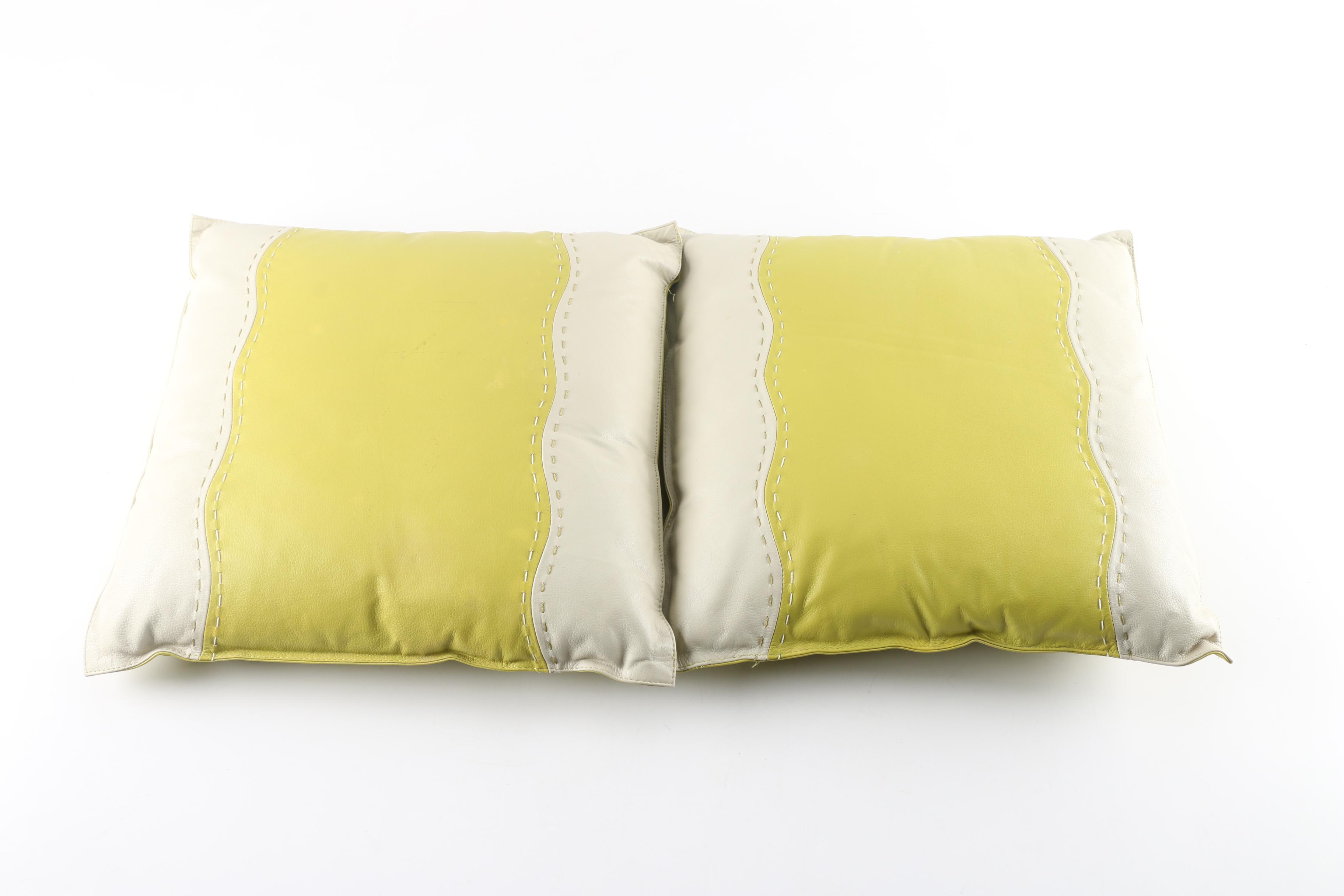 Leather Throw Pillows