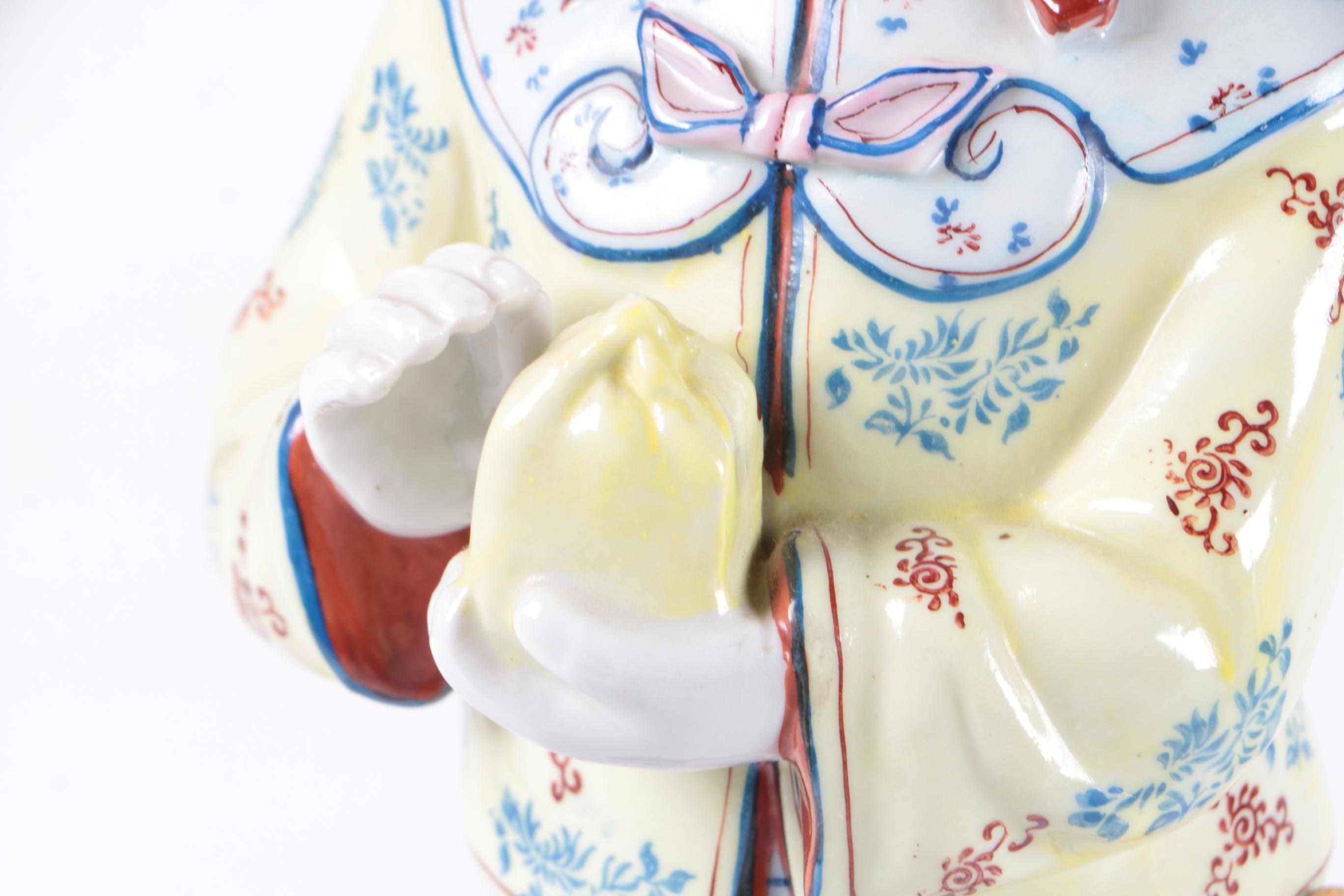 Chinese Trinket Box, Figurine and Decor