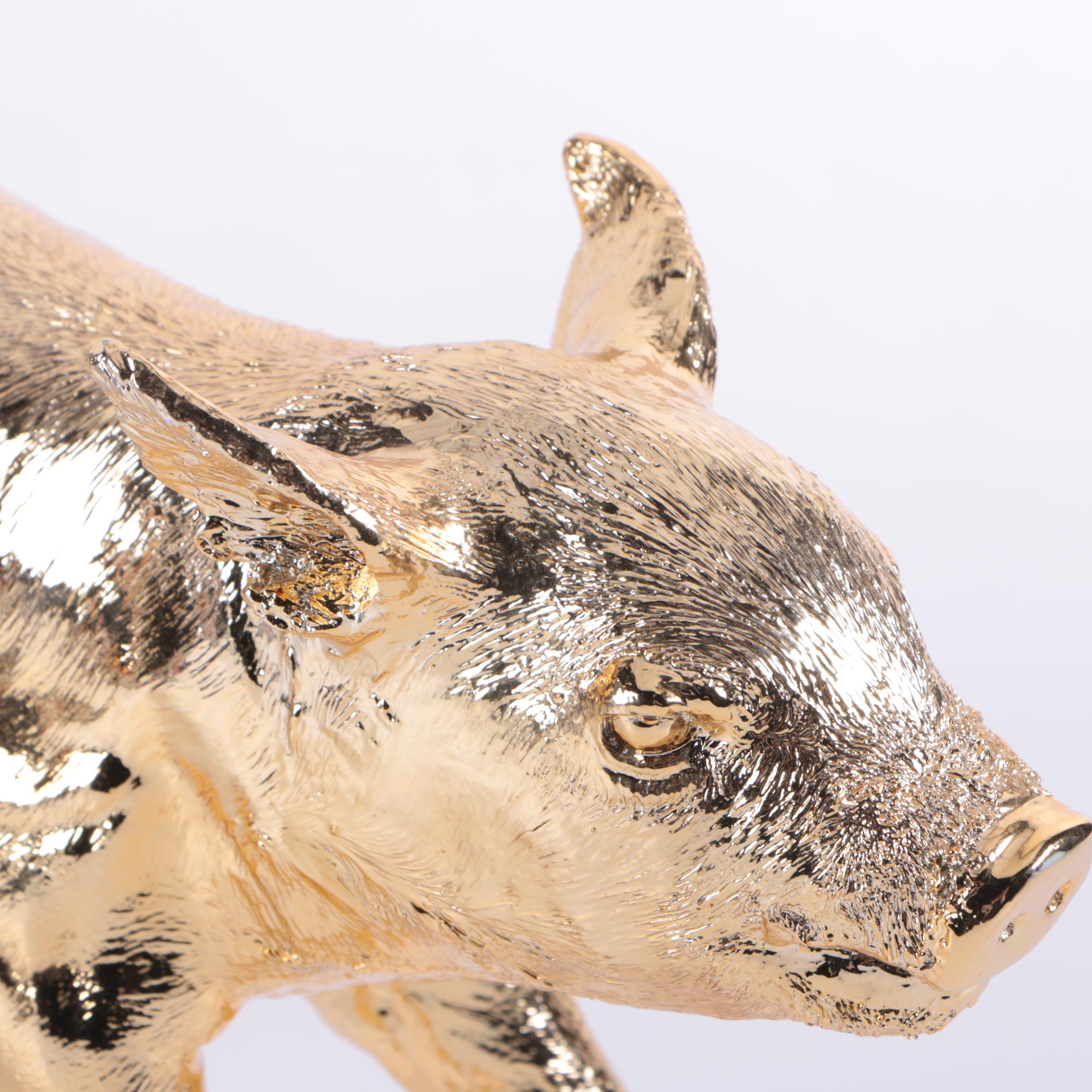 Harry Allen Resin Sculpture "Reality Bank in the Form of a Pig"