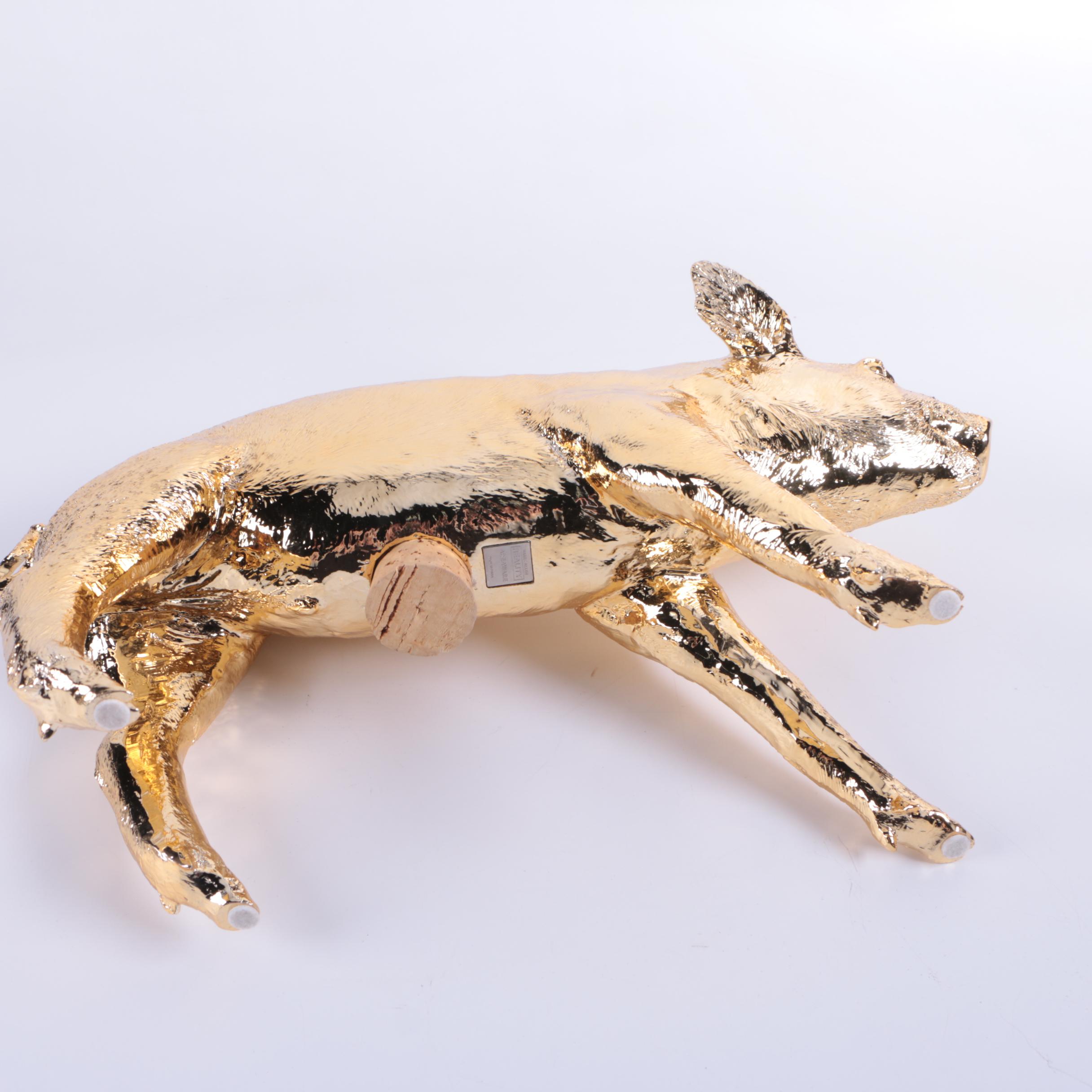 Harry Allen Resin Sculpture "Reality Bank in the Form of a Pig"