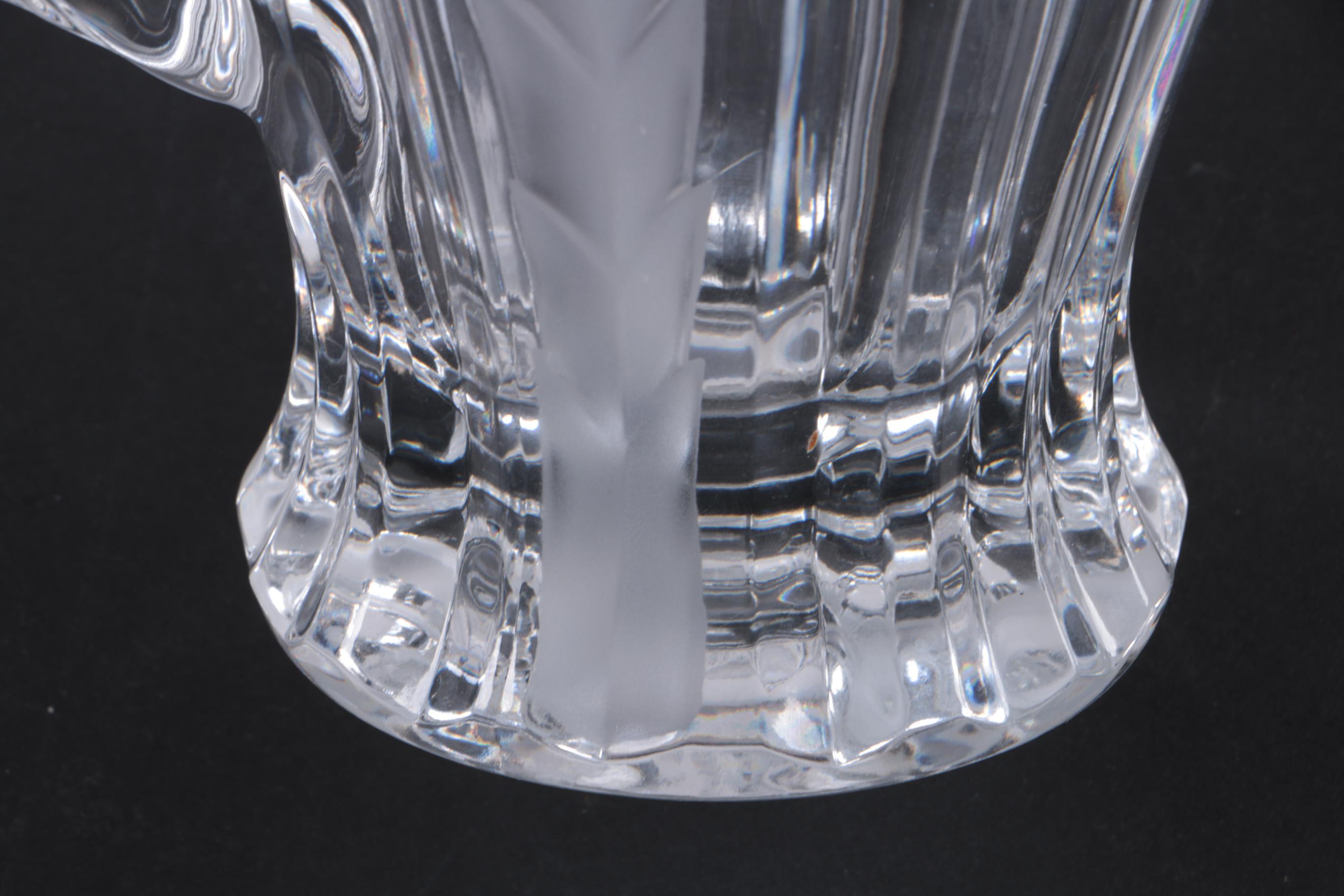Crystal Clear Industries "Novellette II" Crystal Pitcher