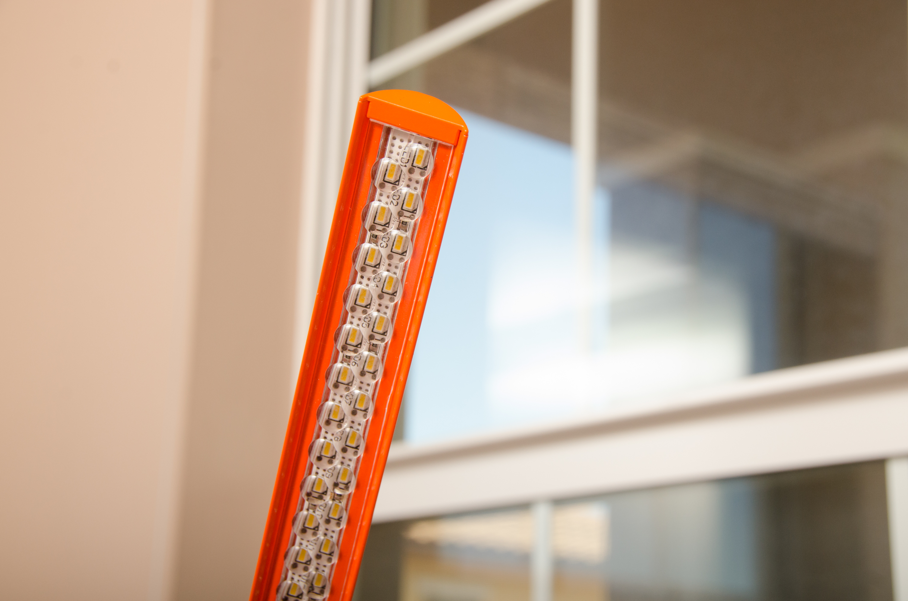 Lunar Lounge Boomerang Table and Koncept Floor Lamp