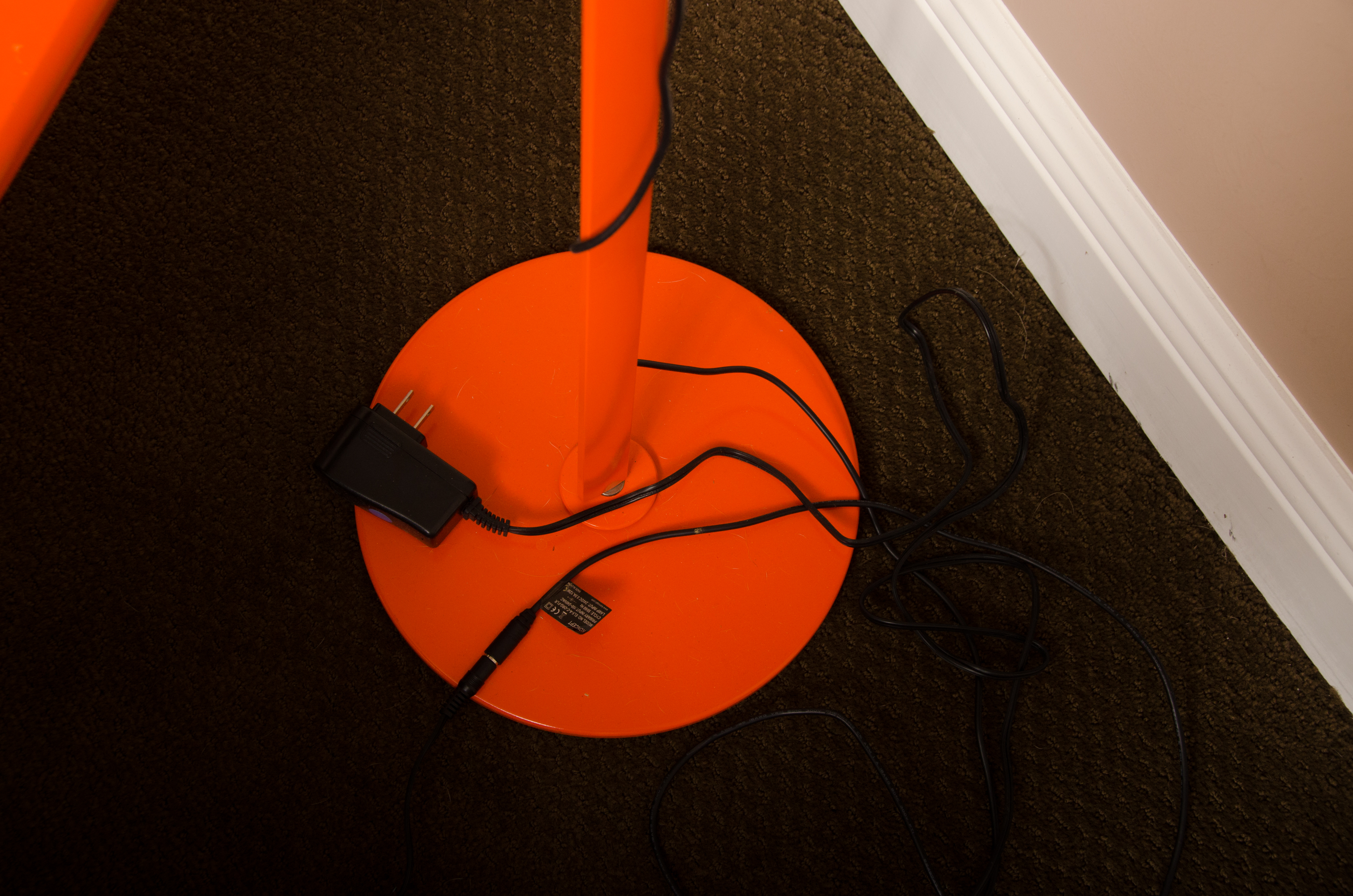 Lunar Lounge Boomerang Table and Koncept Floor Lamp