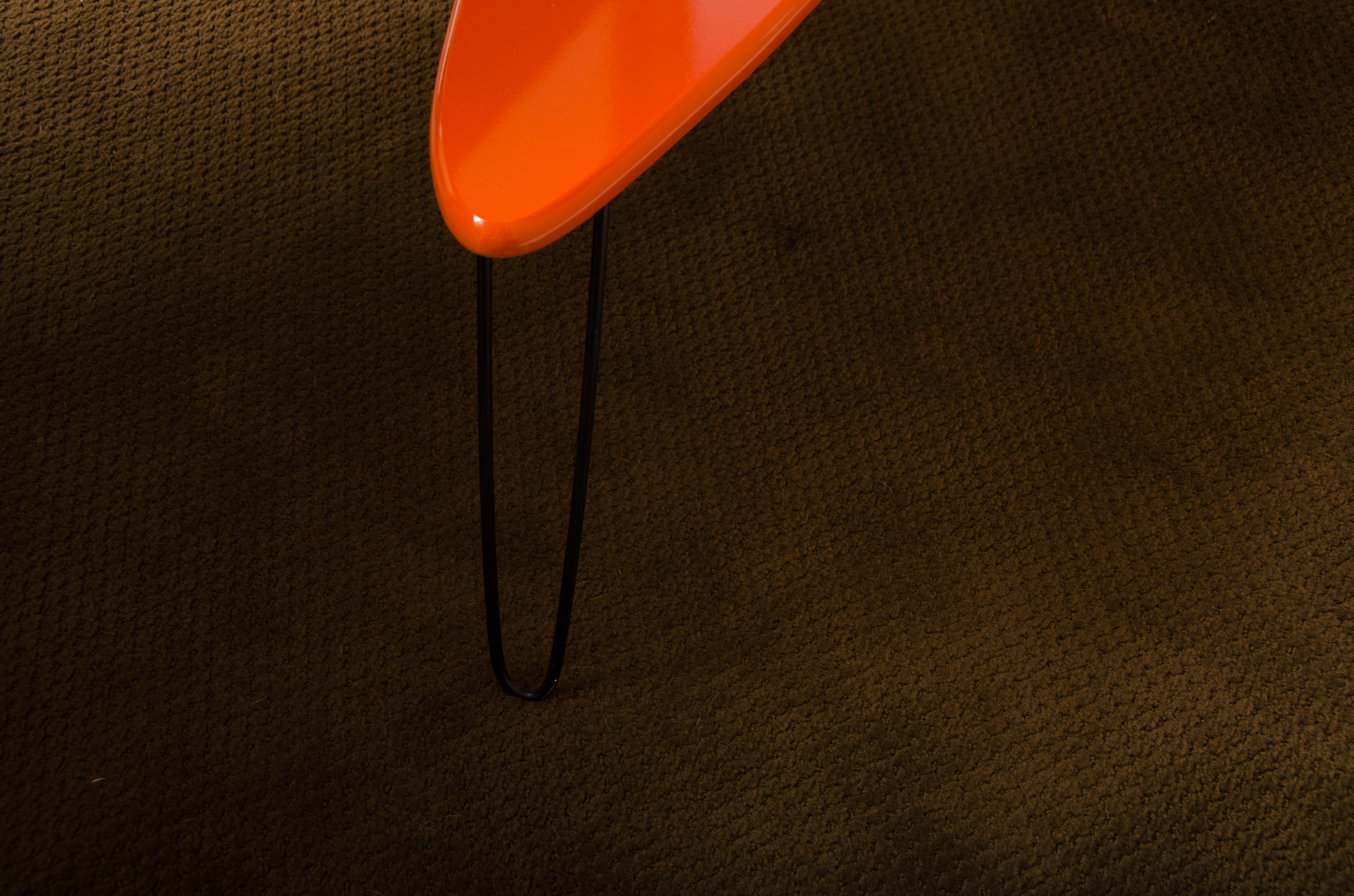 Lunar Lounge Boomerang Table and Koncept Floor Lamp