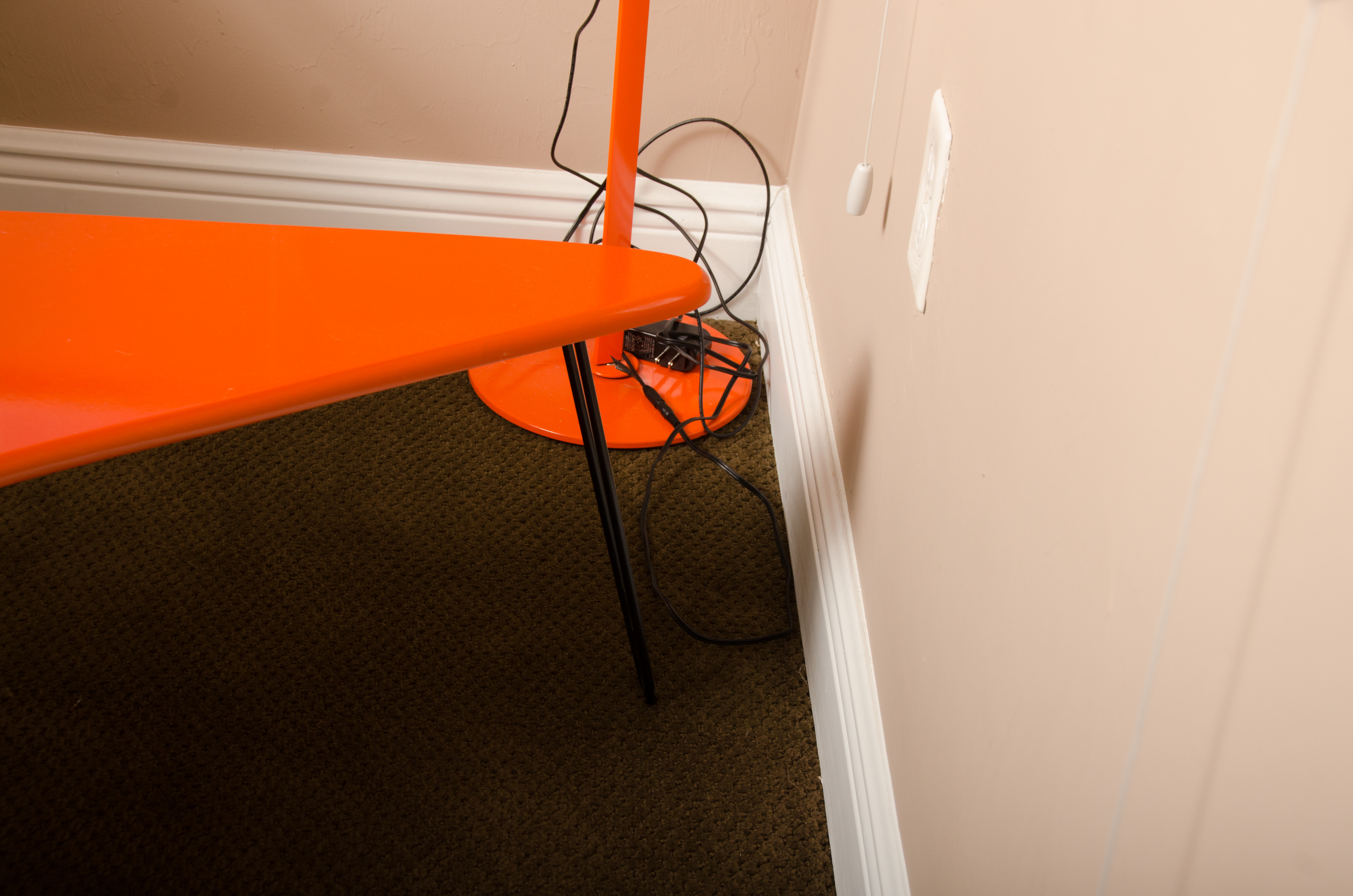 Lunar Lounge Boomerang Table and Koncept Floor Lamp