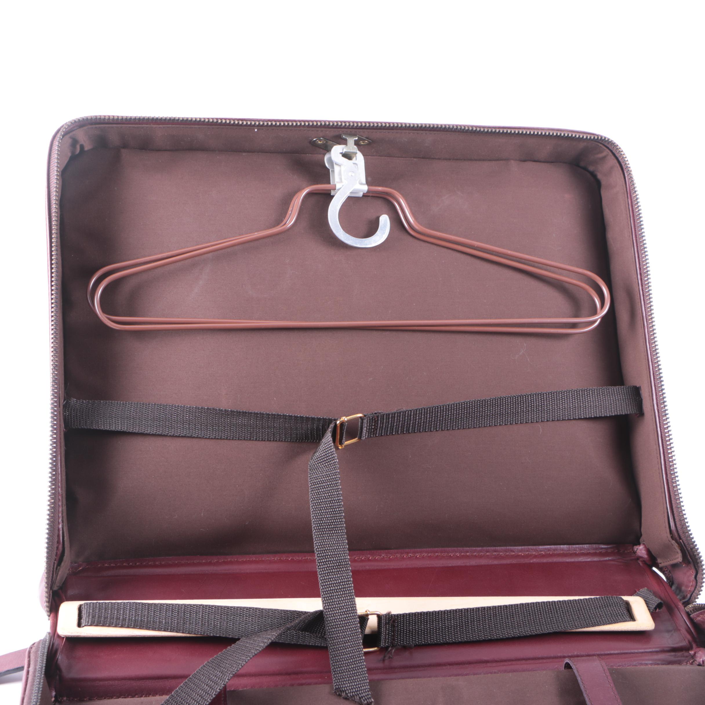 Vintage Amiet Leather Suitcase