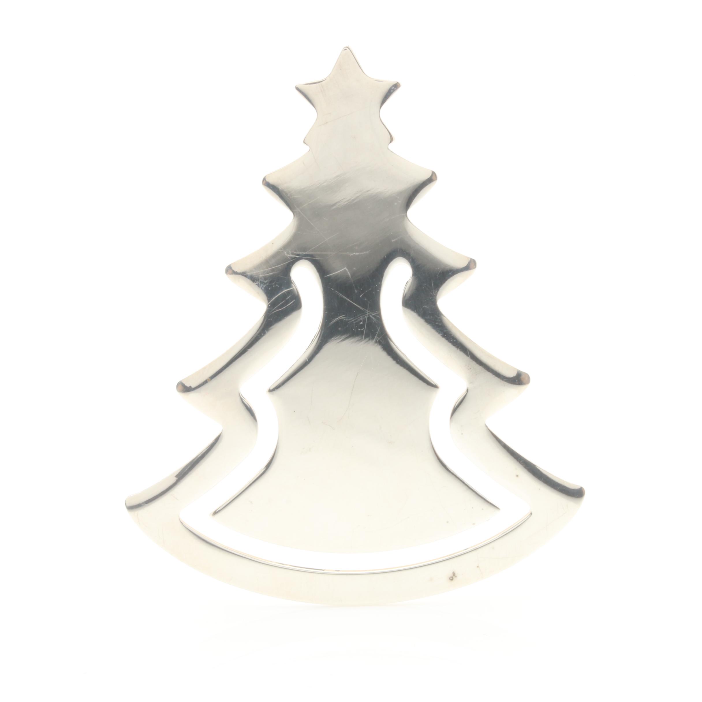 Tiffany & Co. Sterling Silver Christmas Tree Bookmark