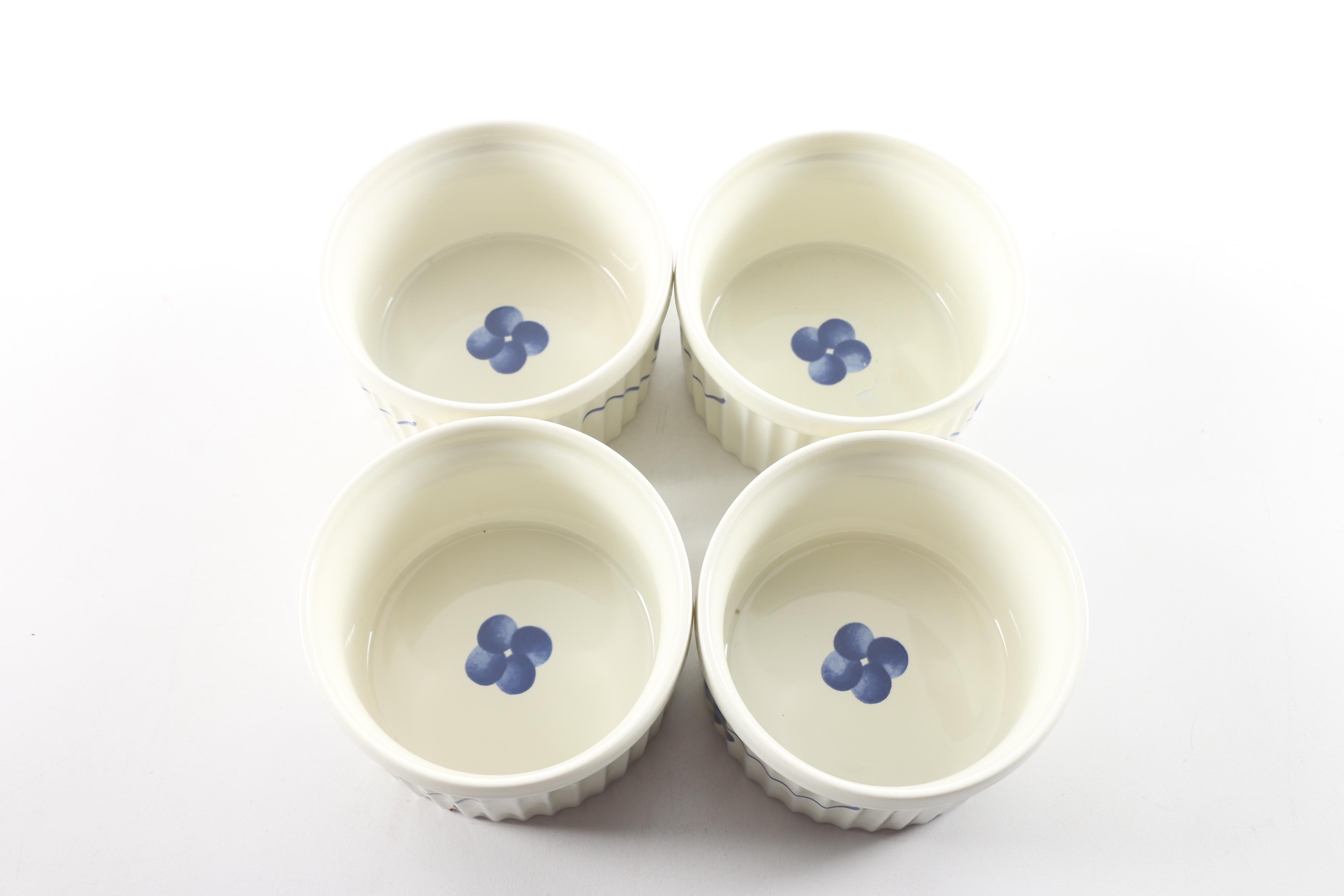 Marsh Industries Duck Baker and Artis Porcelain Ramekins