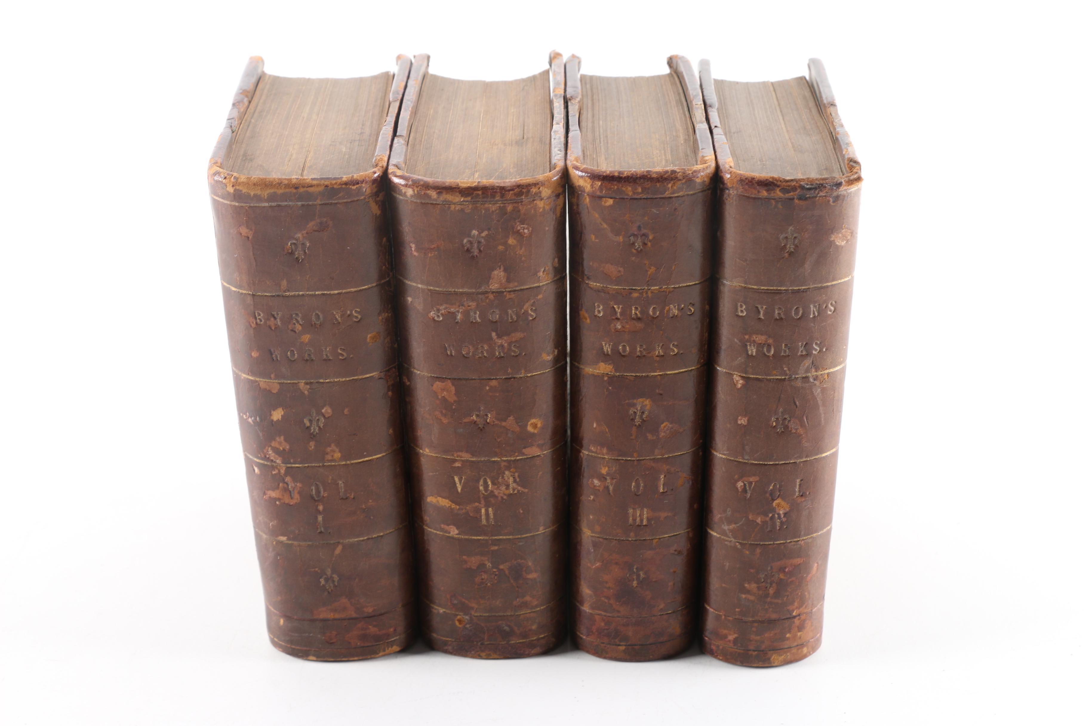 1831 "The Works of Lord Byron" in Four Volumes