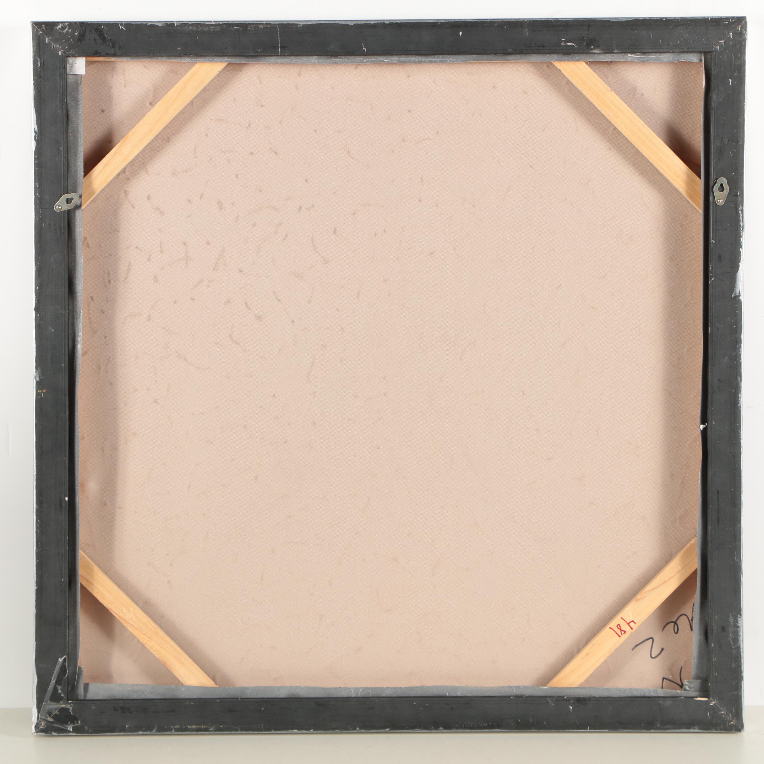 Acrylic Painting of a Stylized FIgure