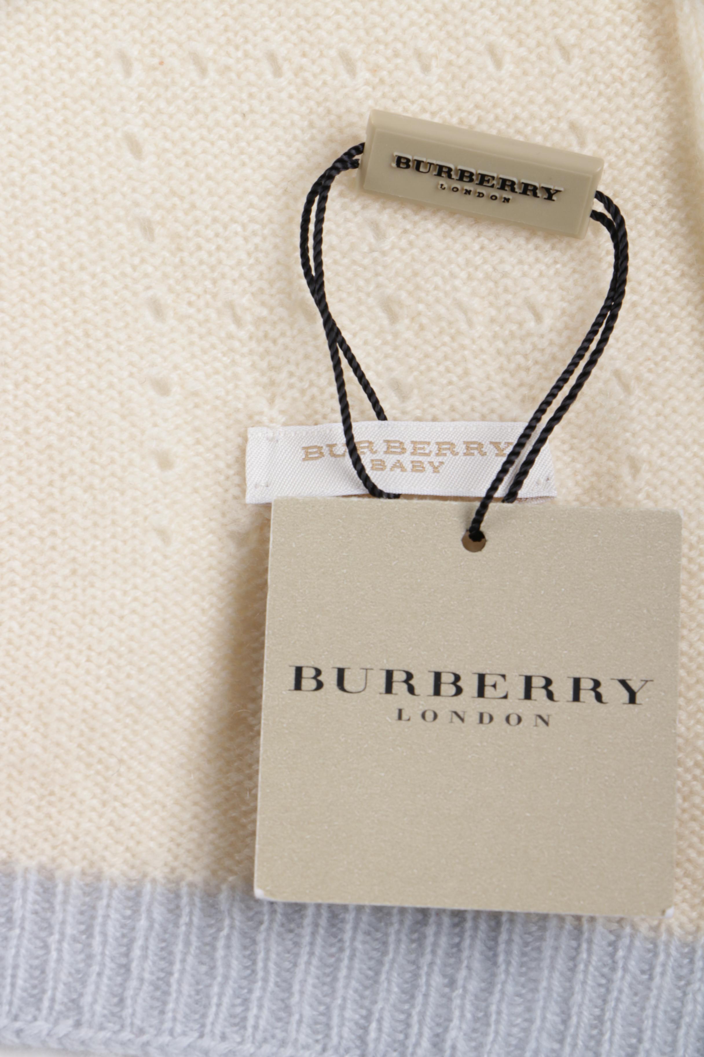 Burberry Cashmere Baby Blanket