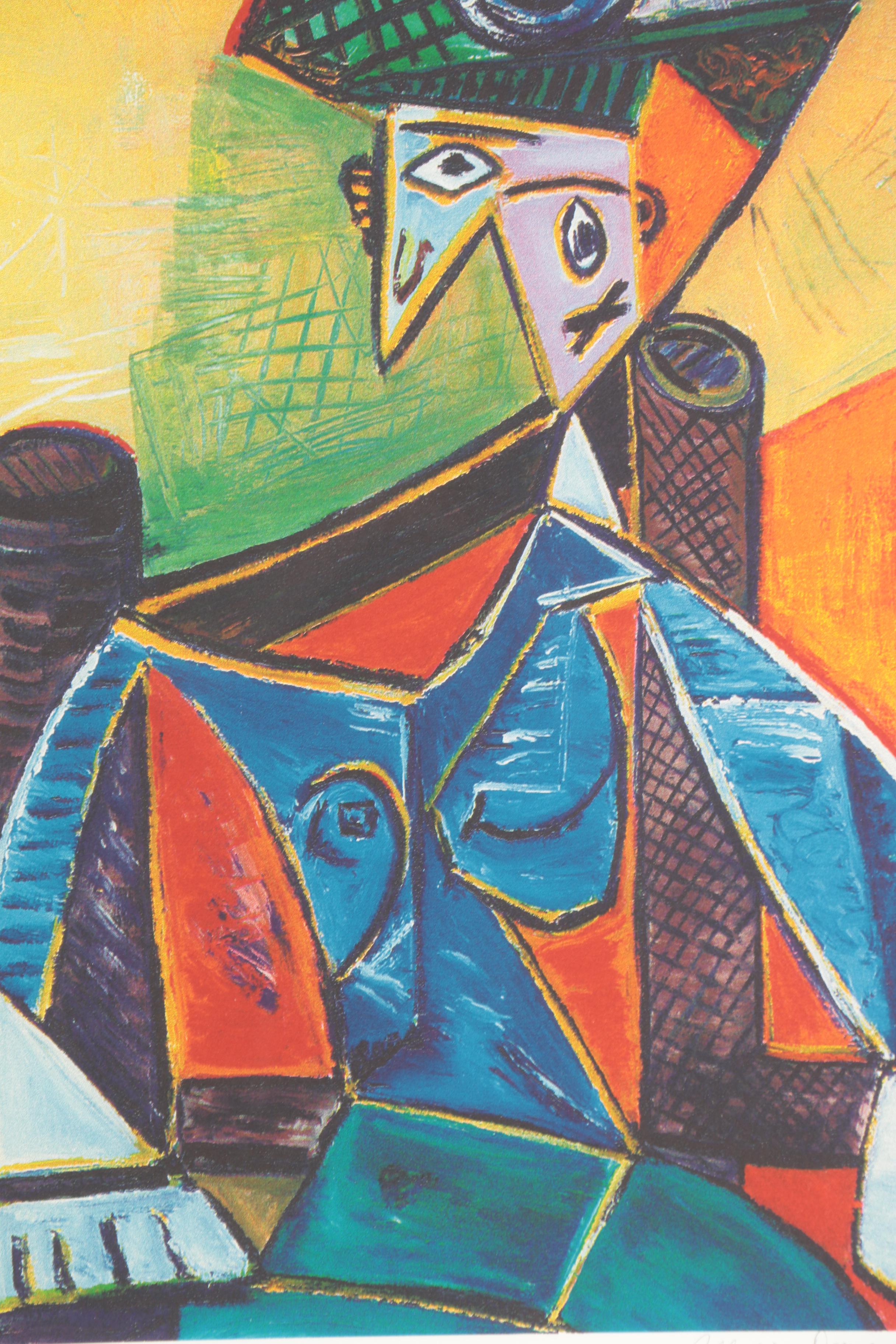 Offset Lithograph After Pablo Picasso "Seated Woman in an Armchair"