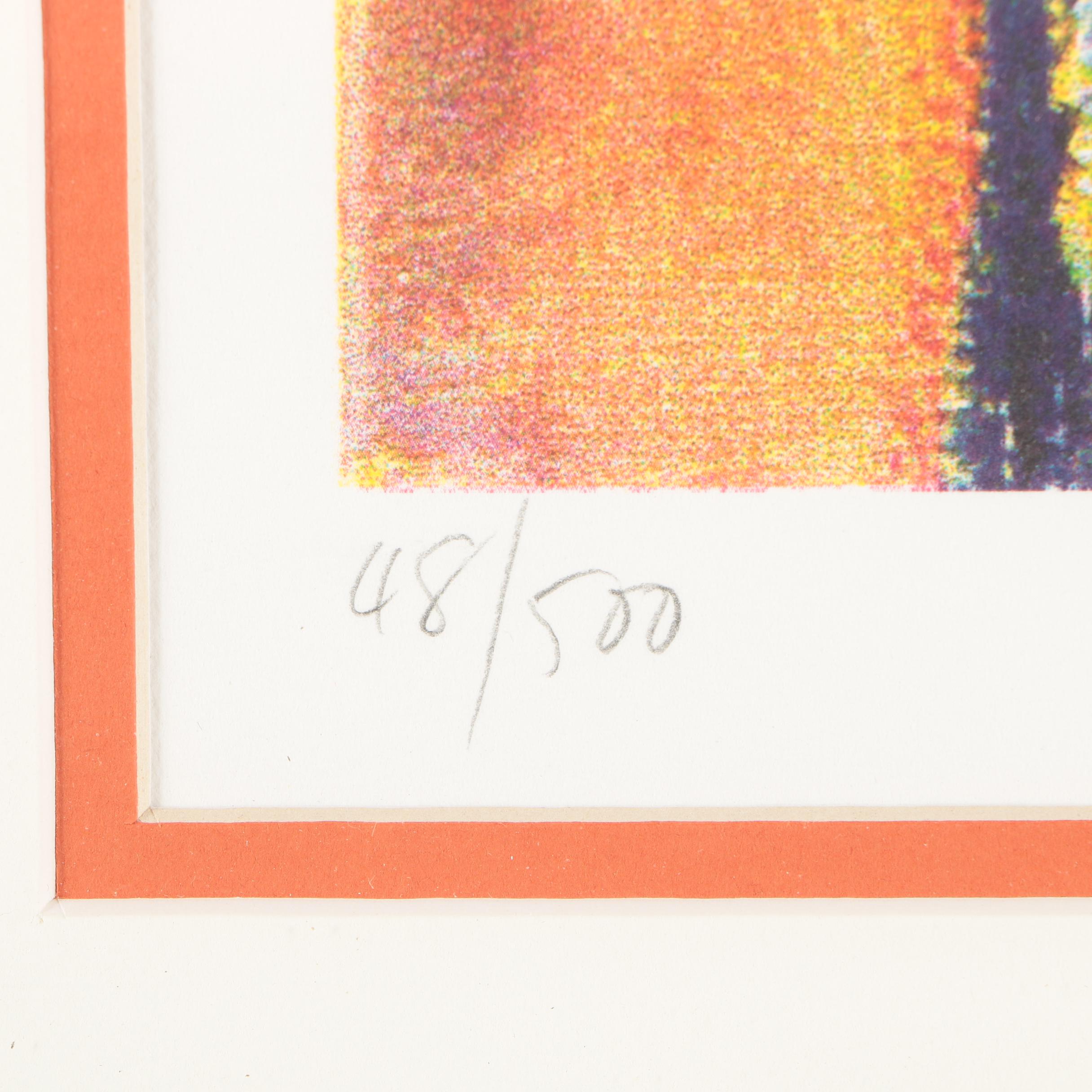 Offset Lithograph After Pablo Picasso "Seated Woman in an Armchair"