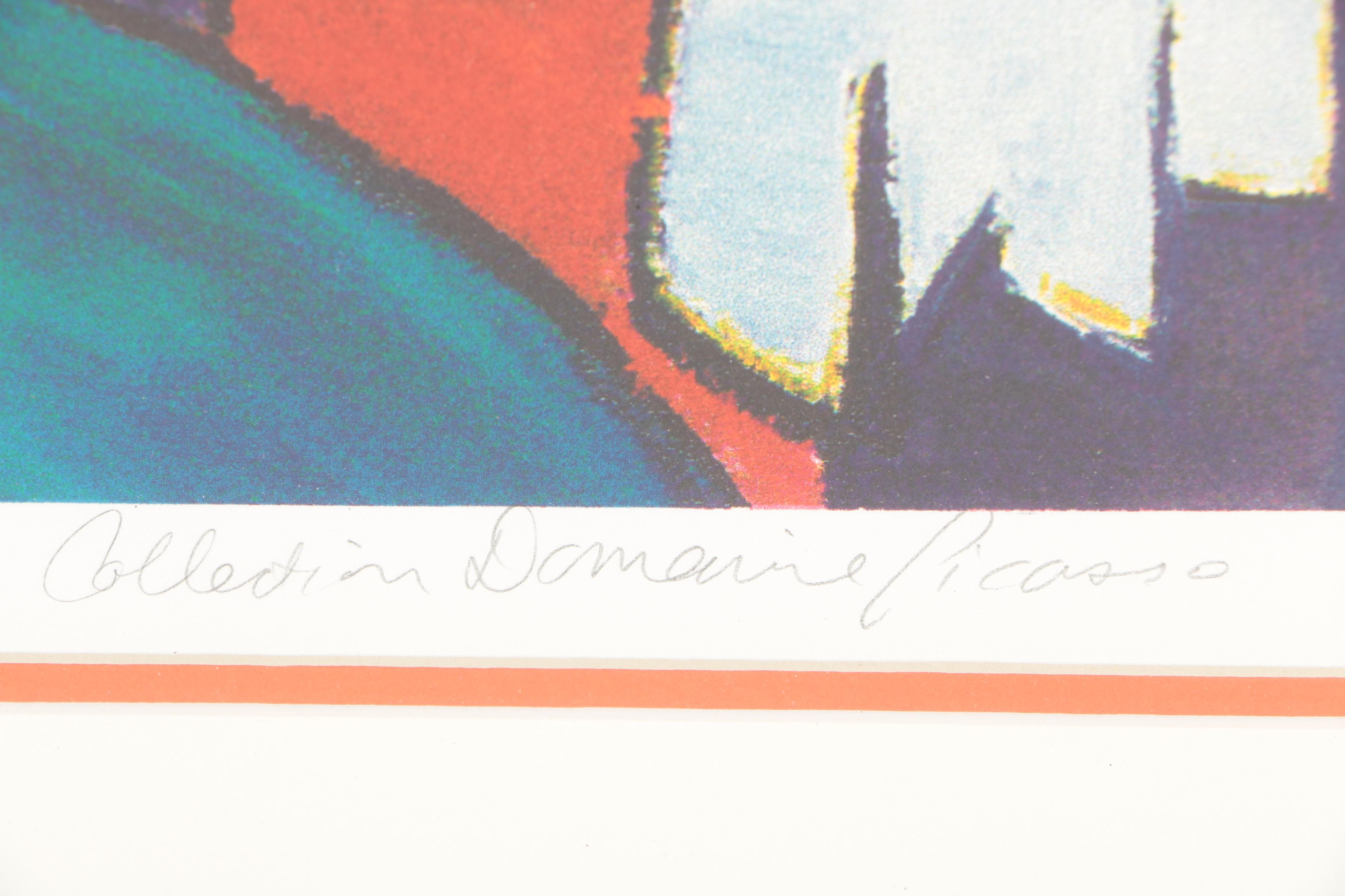 Offset Lithograph After Pablo Picasso "Seated Woman in an Armchair"