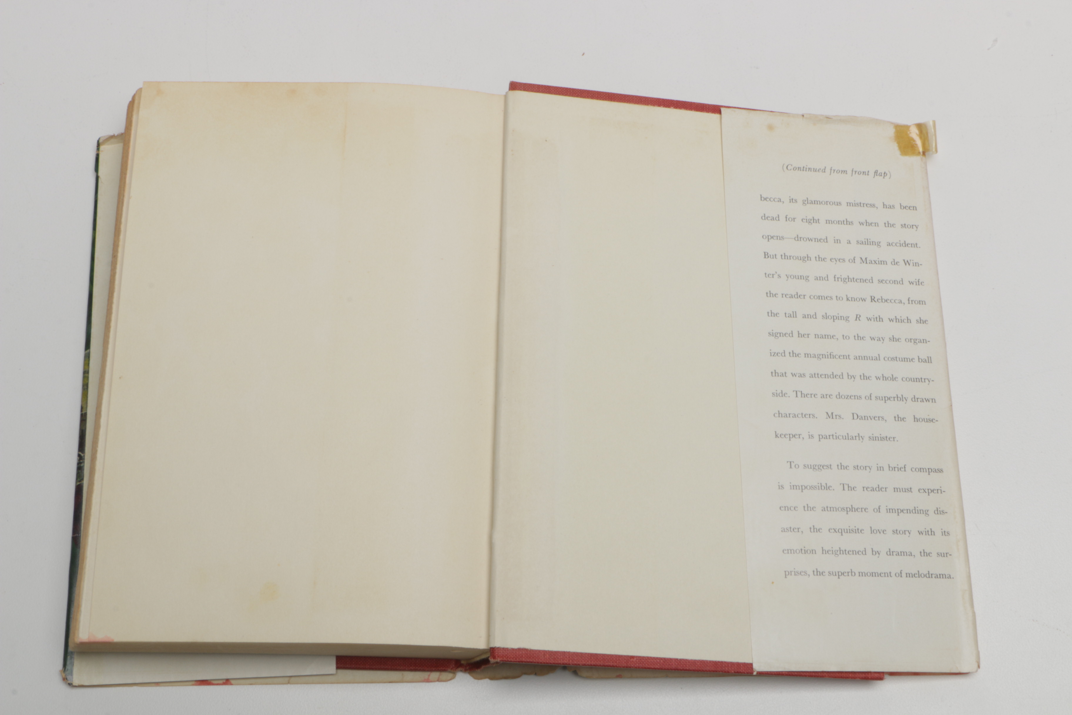 Books Including "Rebecca" by Daphne du Maurier