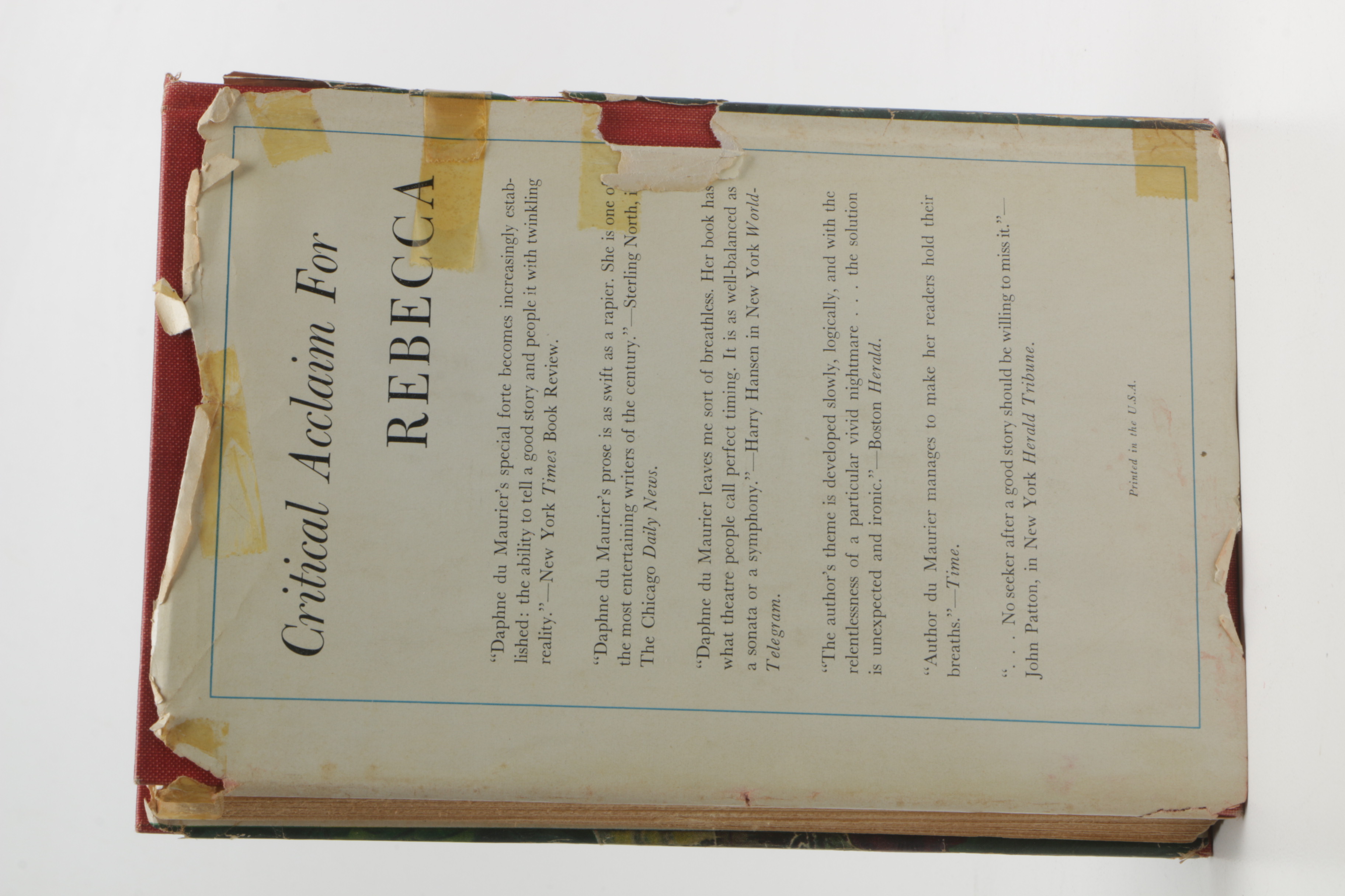 Books Including "Rebecca" by Daphne du Maurier