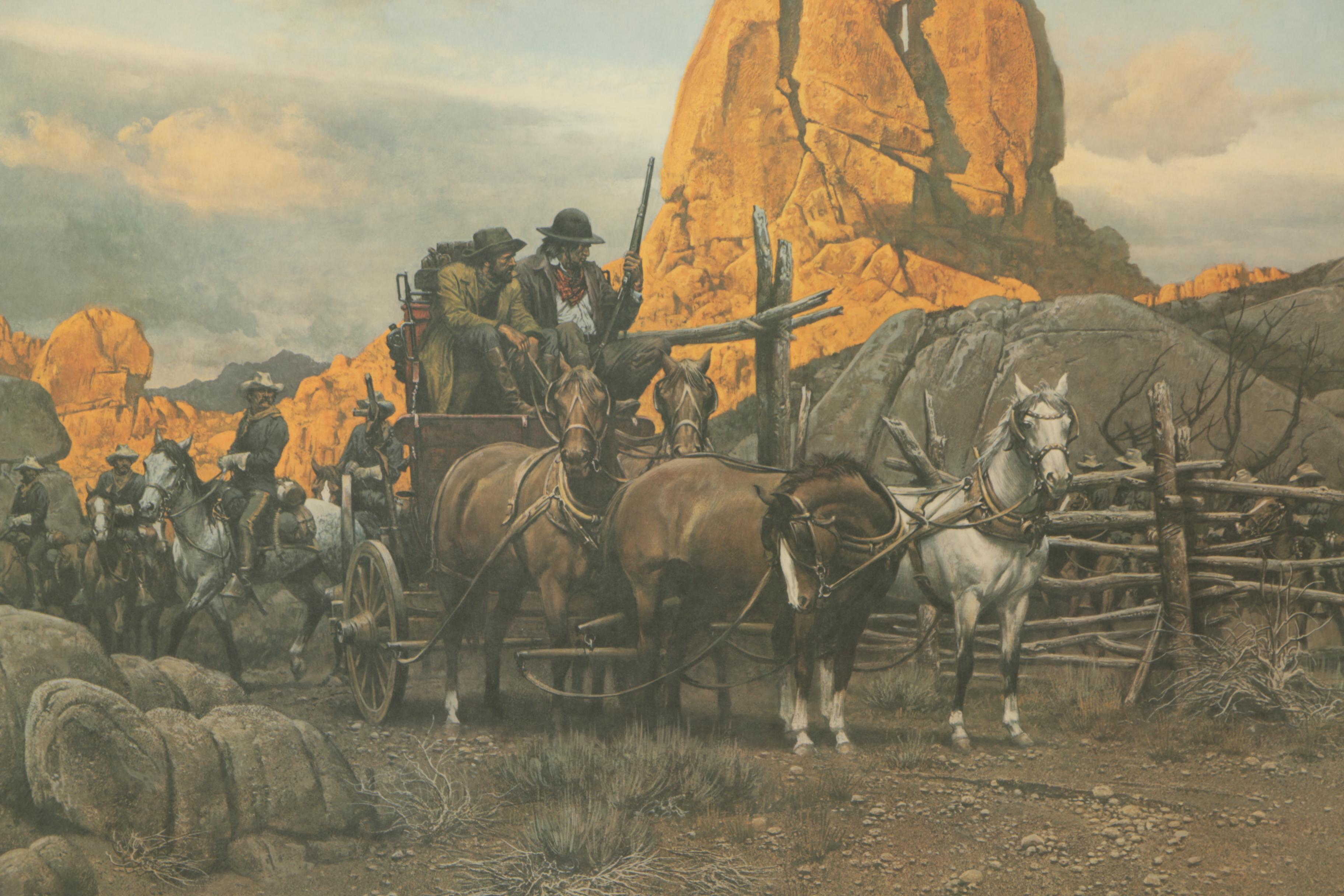 Frank McCarthy Limited Edition Offset Lithographic Print "Surrounded"