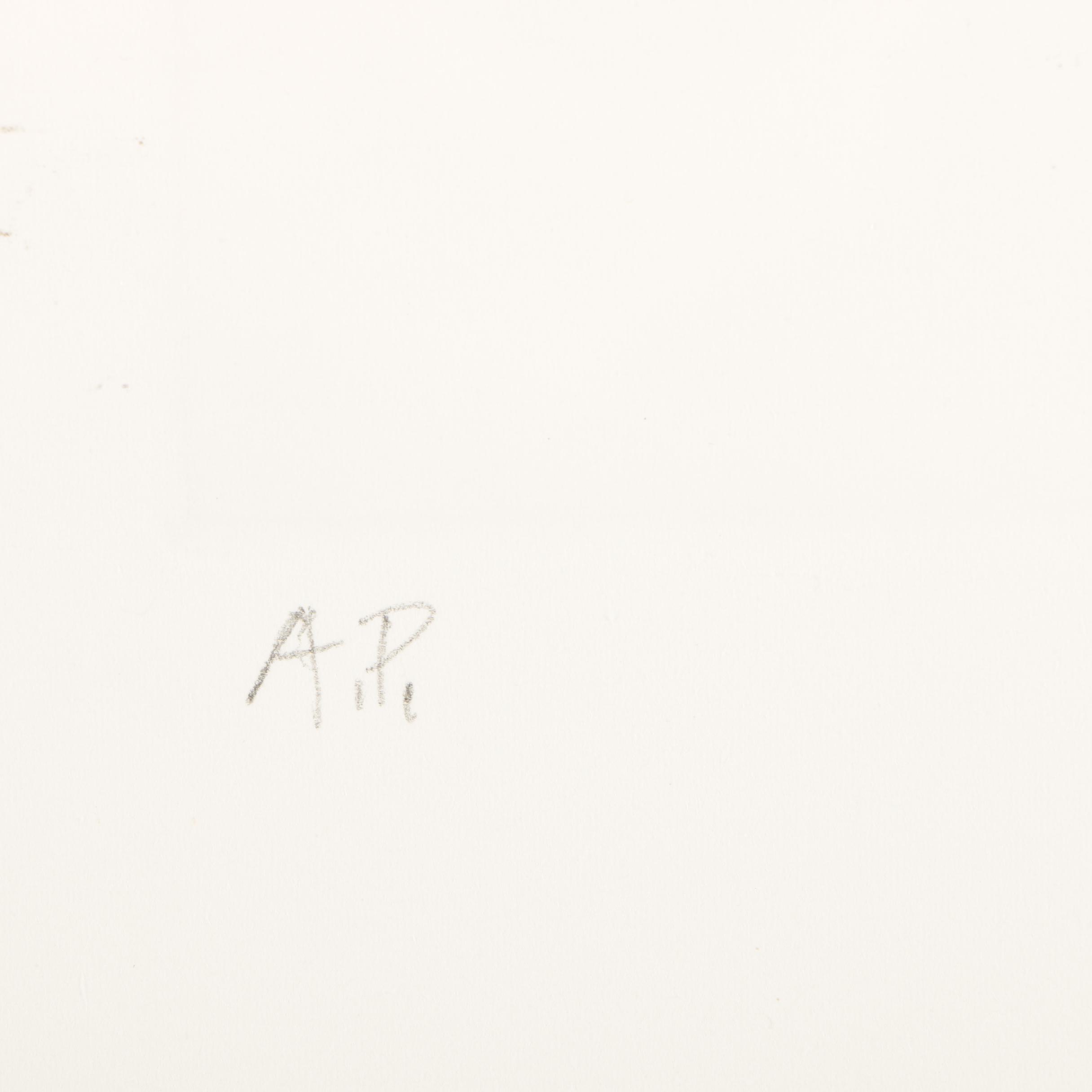 Guillaume Azoulay Etching "Abraham and Ishmael"