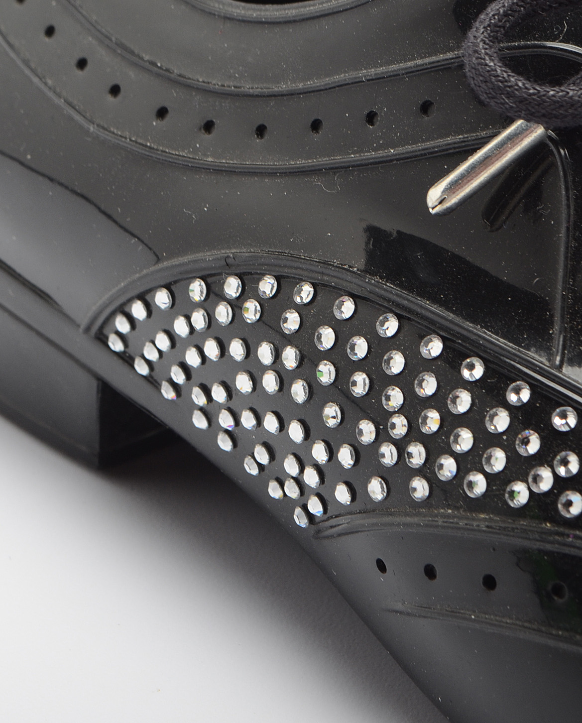 J. Maskrey for Melissa Couture Black Recycled PVC Oxfords