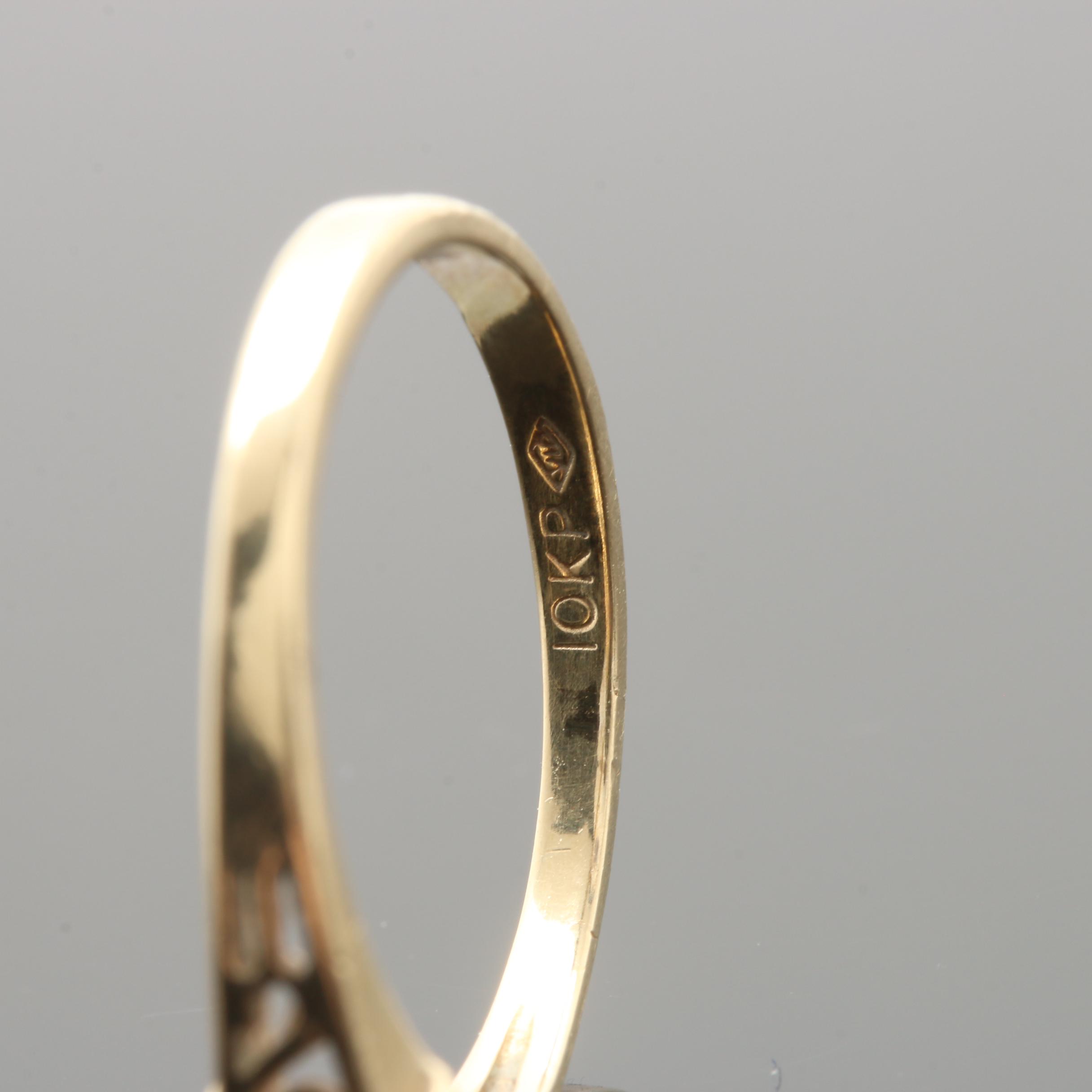 Sterling Silver, 10K and 14K Gold Brooch and Opal Ring Including James Avery