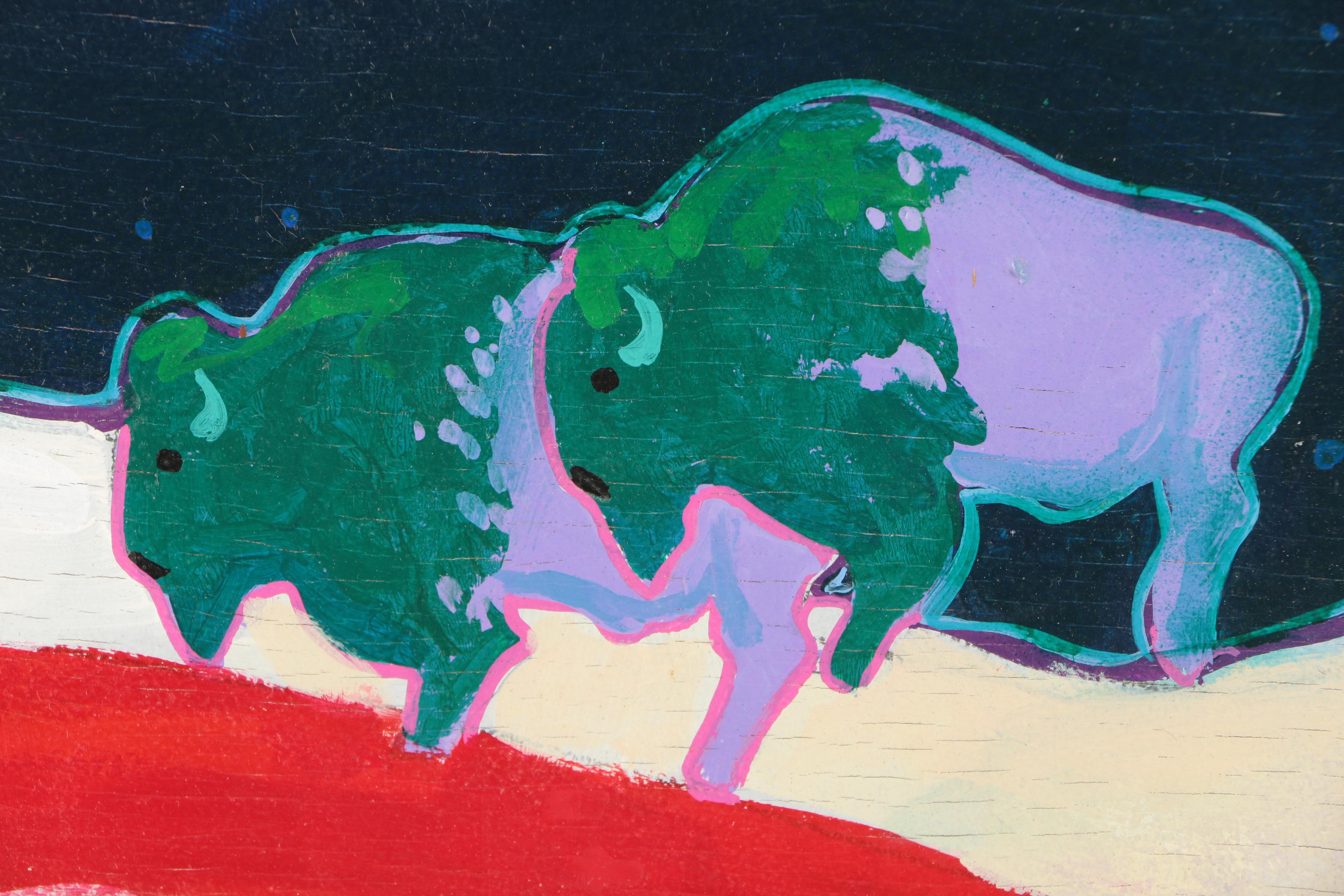 Jim J. Nelson Acrylic Painting on Panel