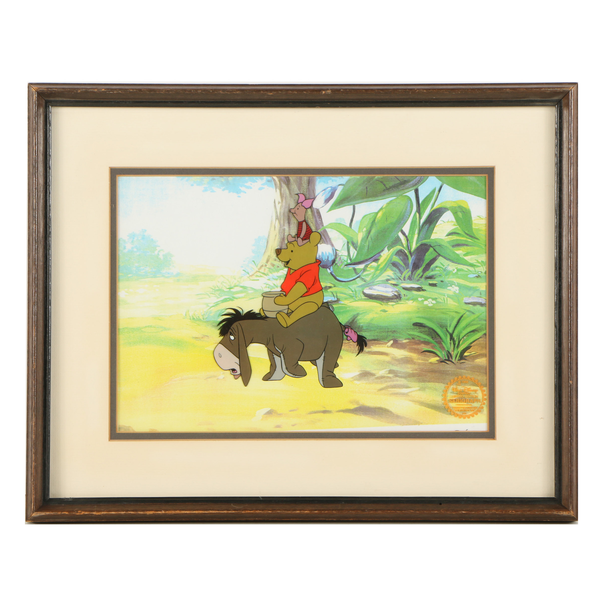 Walt Disney Sericel From "Winnie the Pooh"